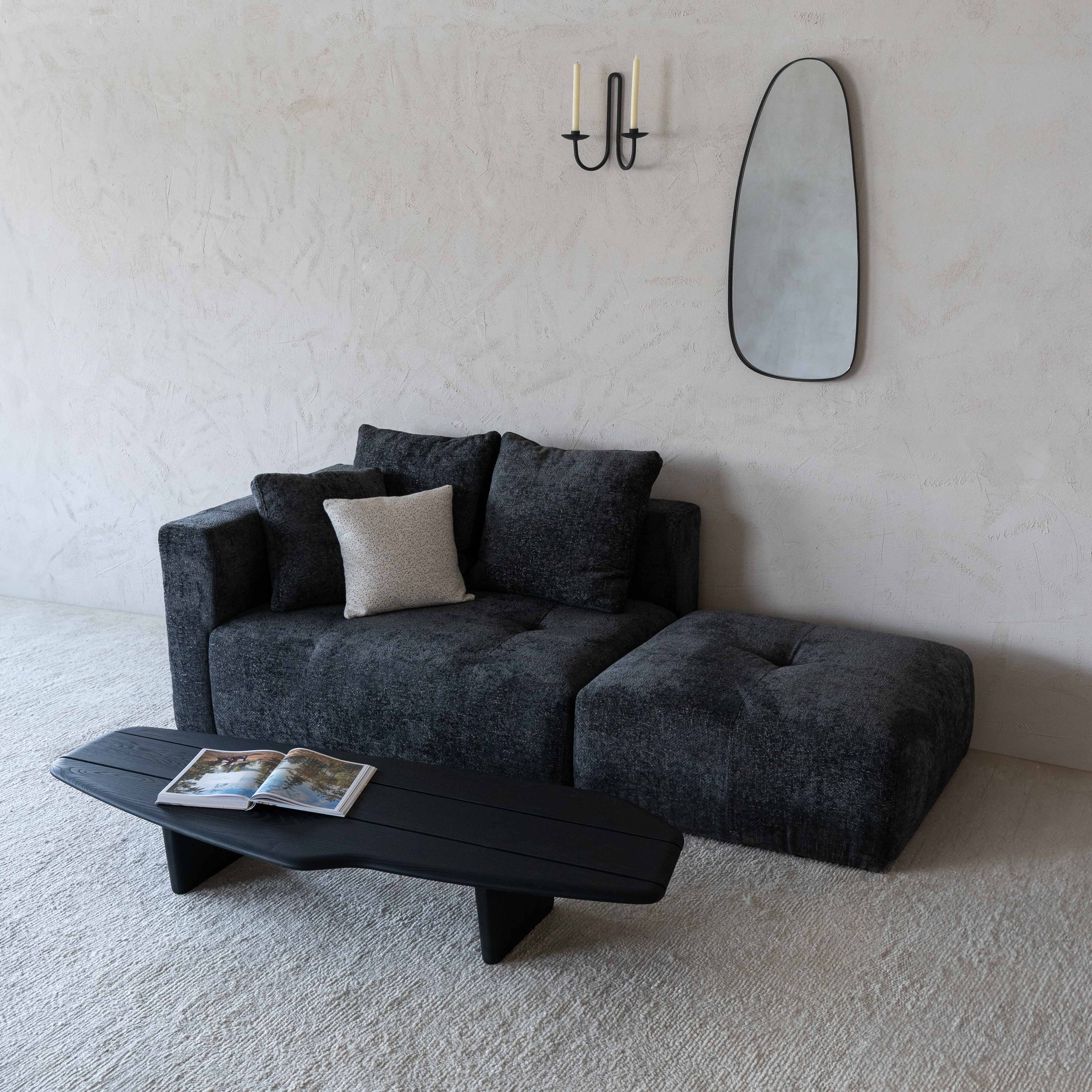 Sky 3 Seater Sofa | Modern Lounge Chaise Sofa  - WS Living - UAE - Sofas Wood and steel Furnitures - Dubai