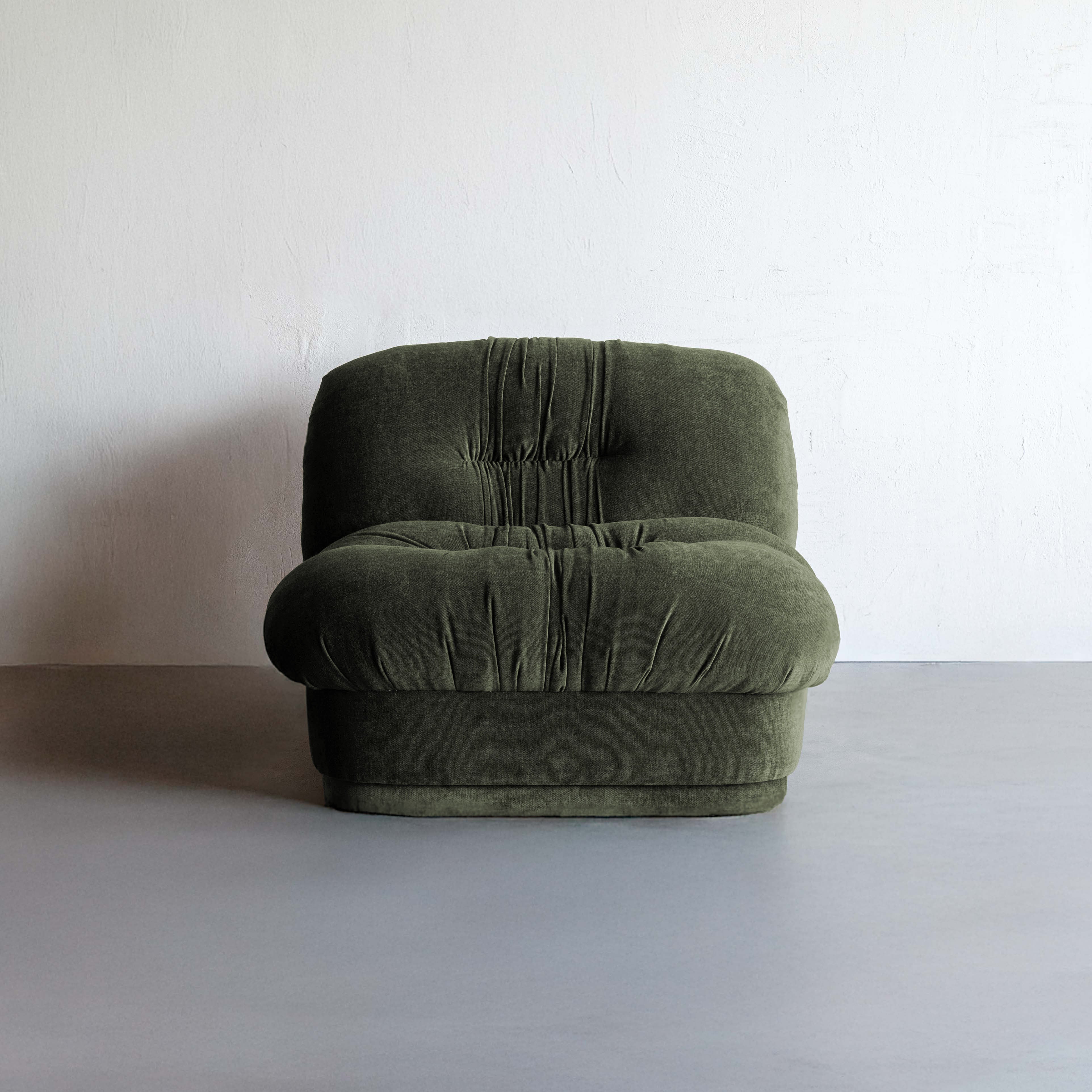 Solara Modern Accent Lounge Chair - Light Green - Arm chair - WS Living Furniture  Furniture Store in Dubai