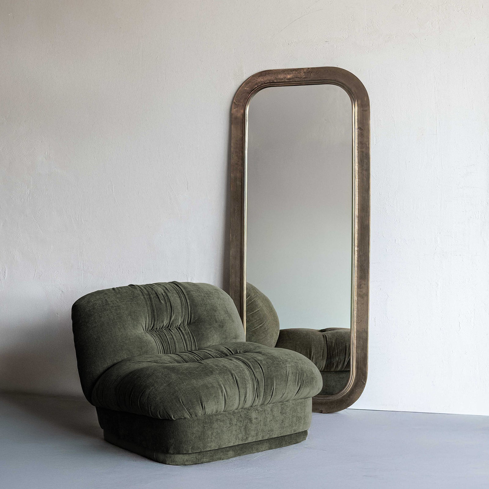 Solara Modern Accent Lounge Chair - Light Green - Arm chair - WS Living Furniture  Furniture Store in Dubai