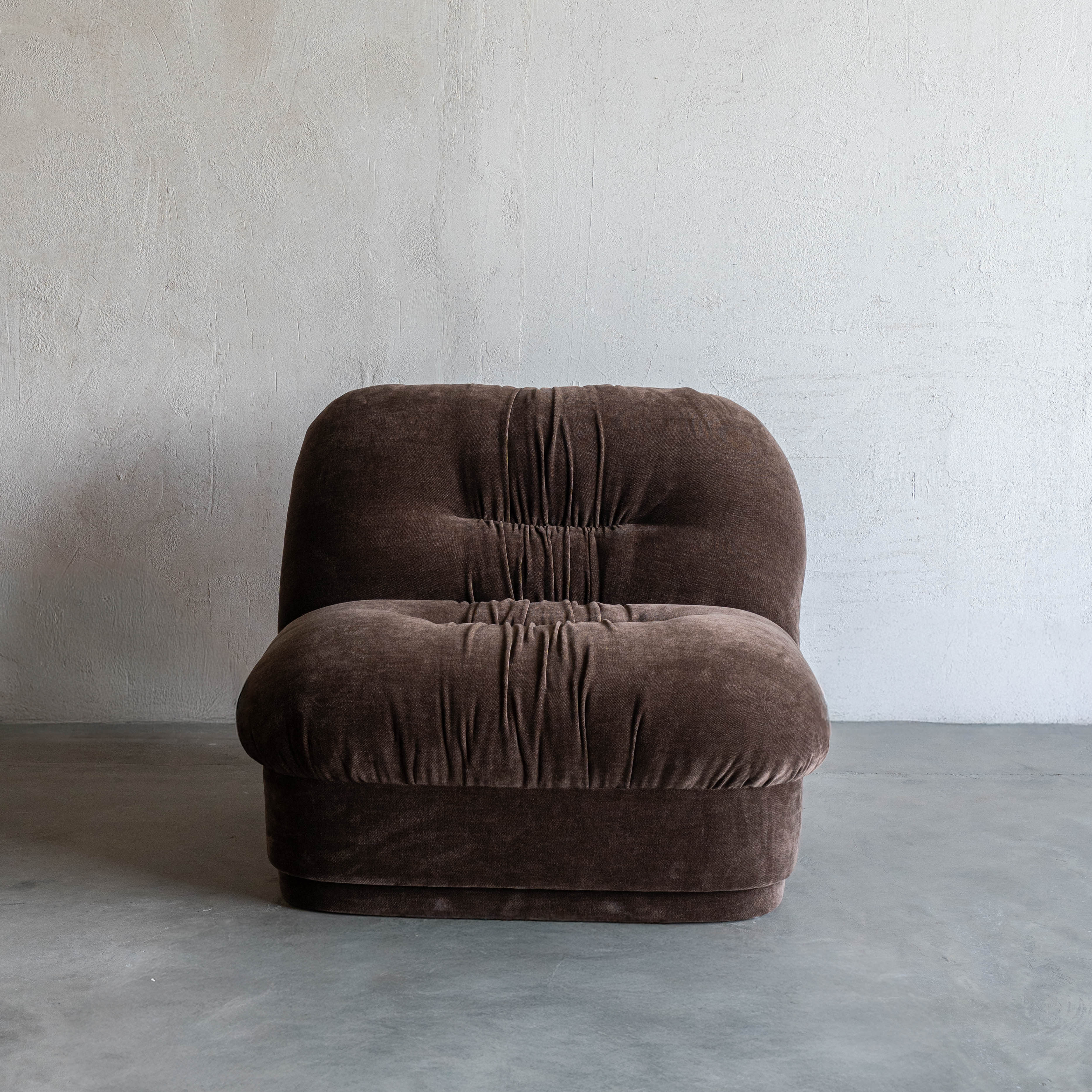 Solara Modern Accent Lounge Chair - Brown