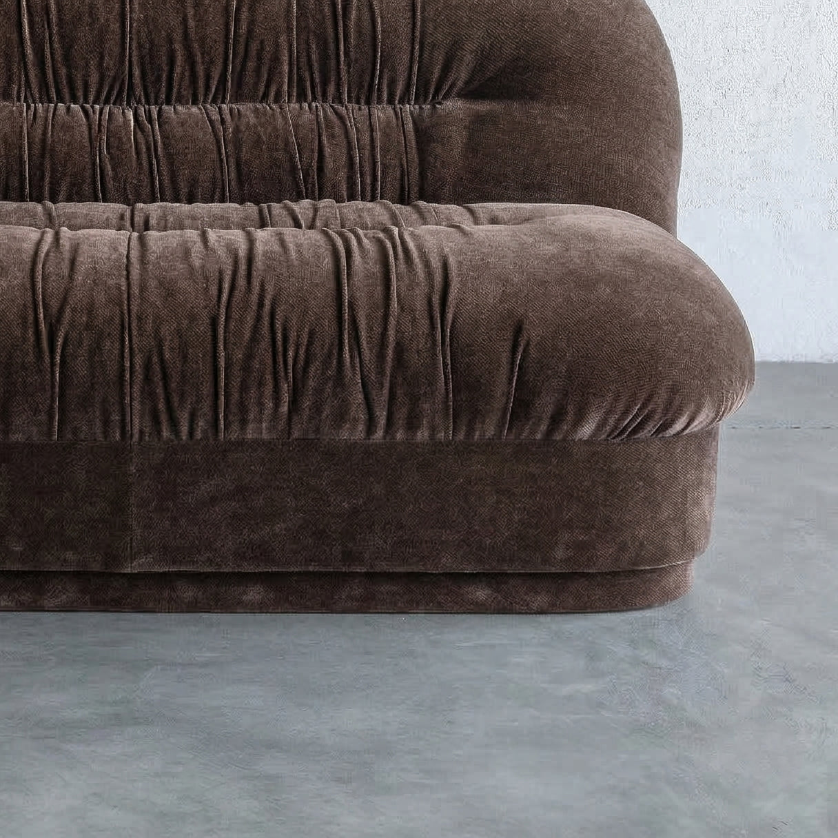 Solara Modern 2 Seater Sofa - Brown