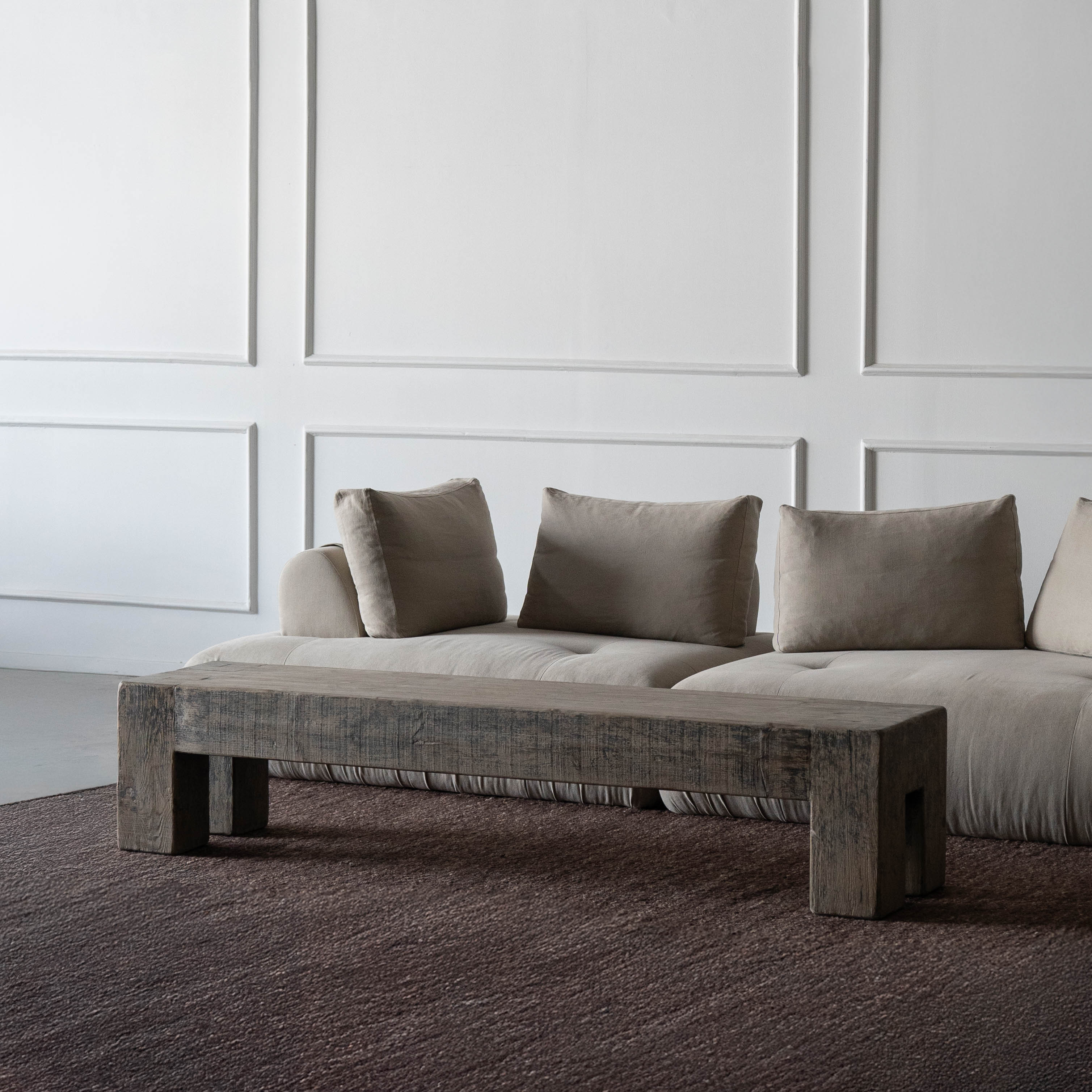 Solenne Solid Wood Artisan Coffee Table