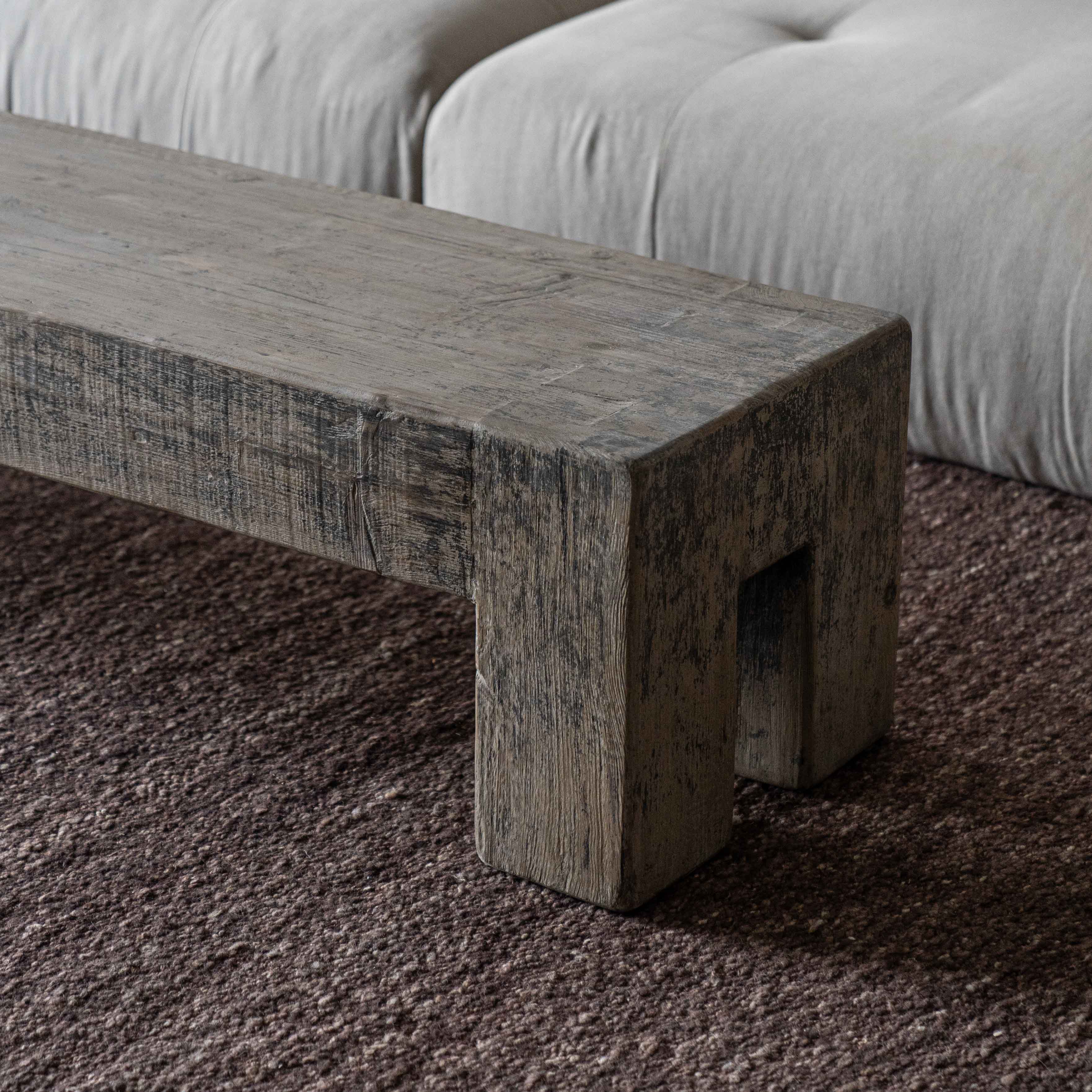 Solenne Solid Wood Artisan Coffee Table