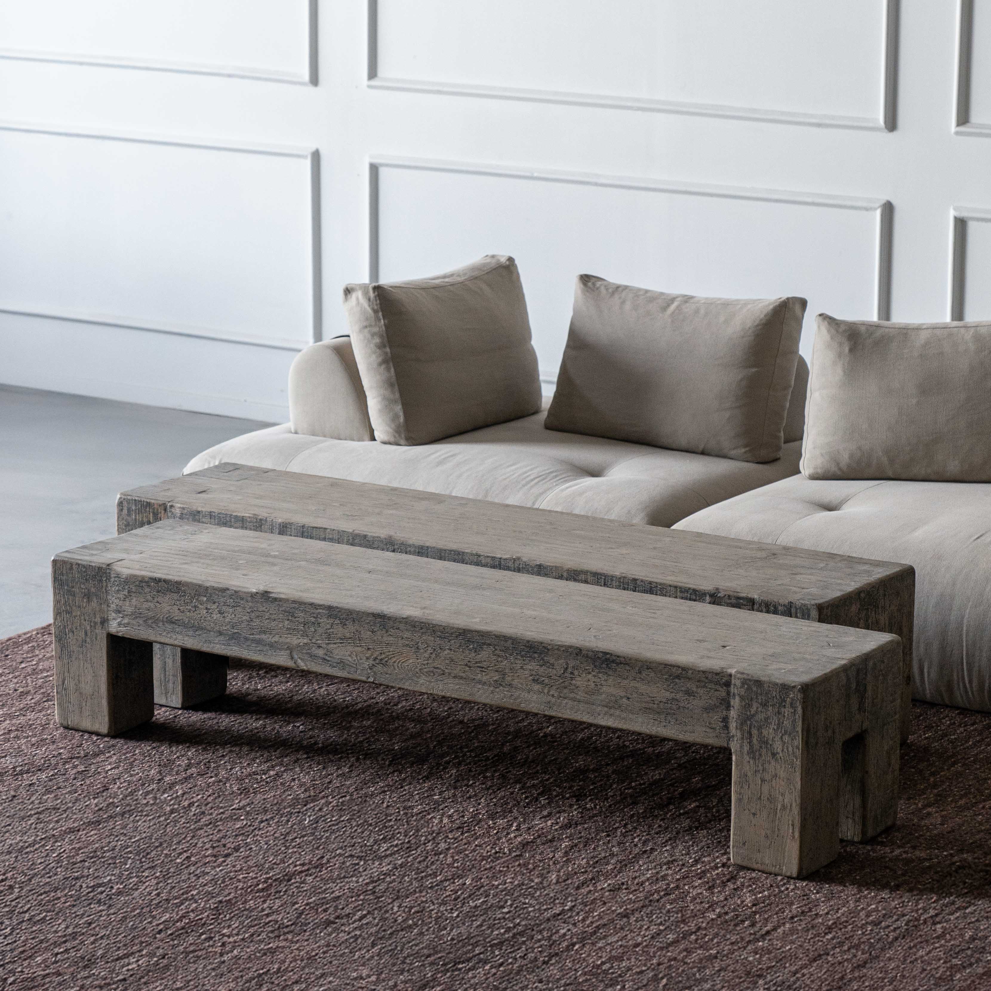 Solenne Solid Wood Artisan Coffee Table