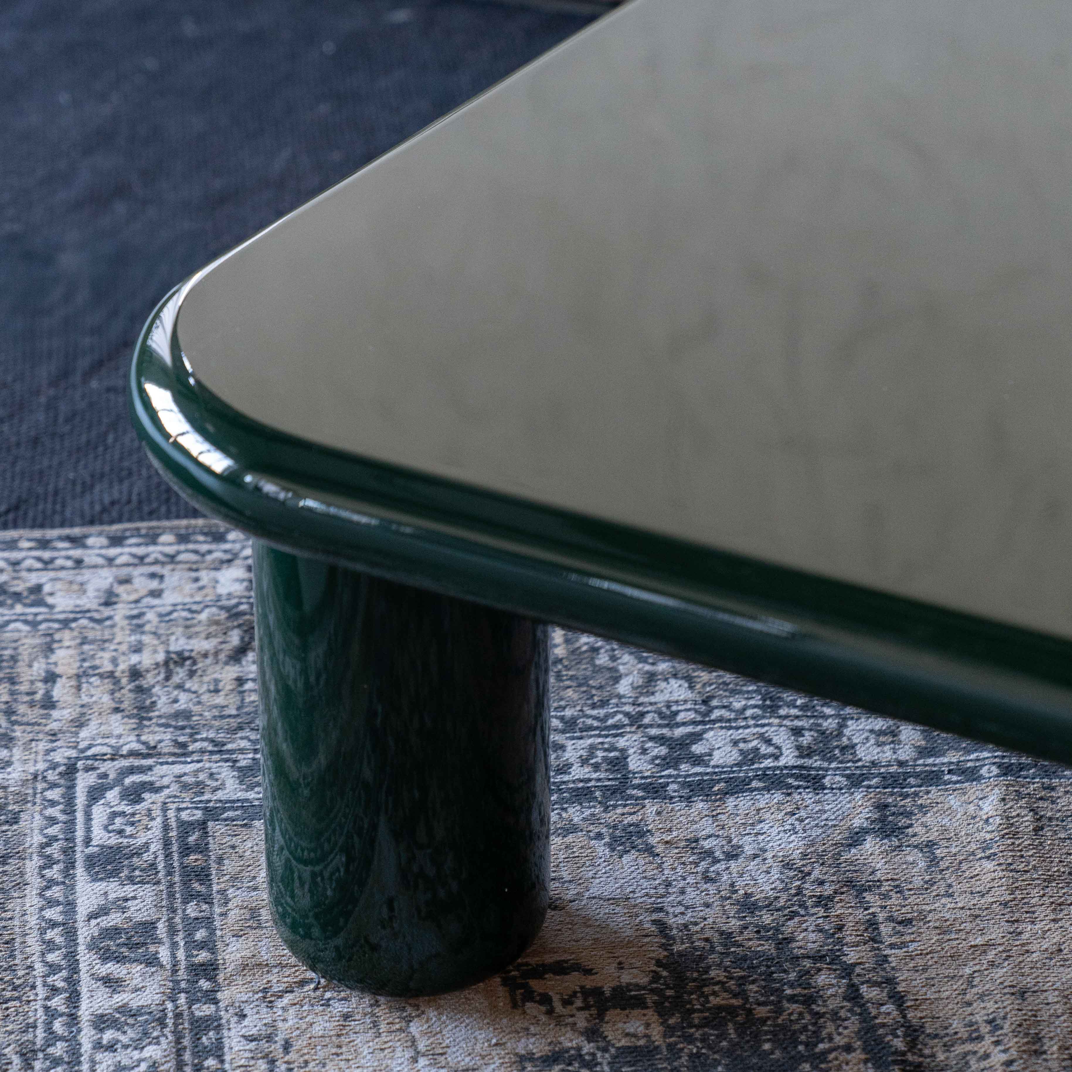 Hazel Green High Gloss Modern Coffee Table - 988E1.0 - BC151