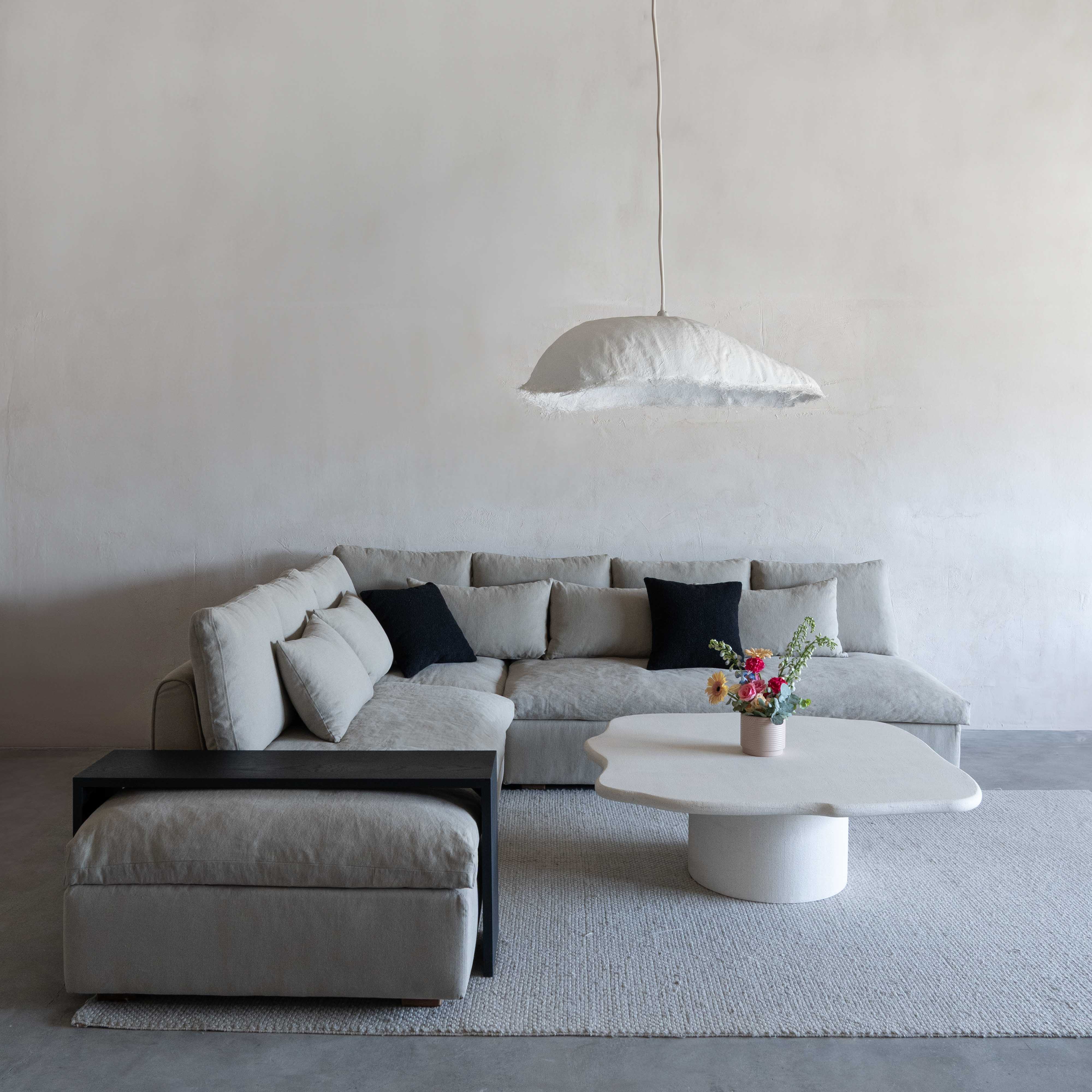 Sultan L Shape Sofa-Grey