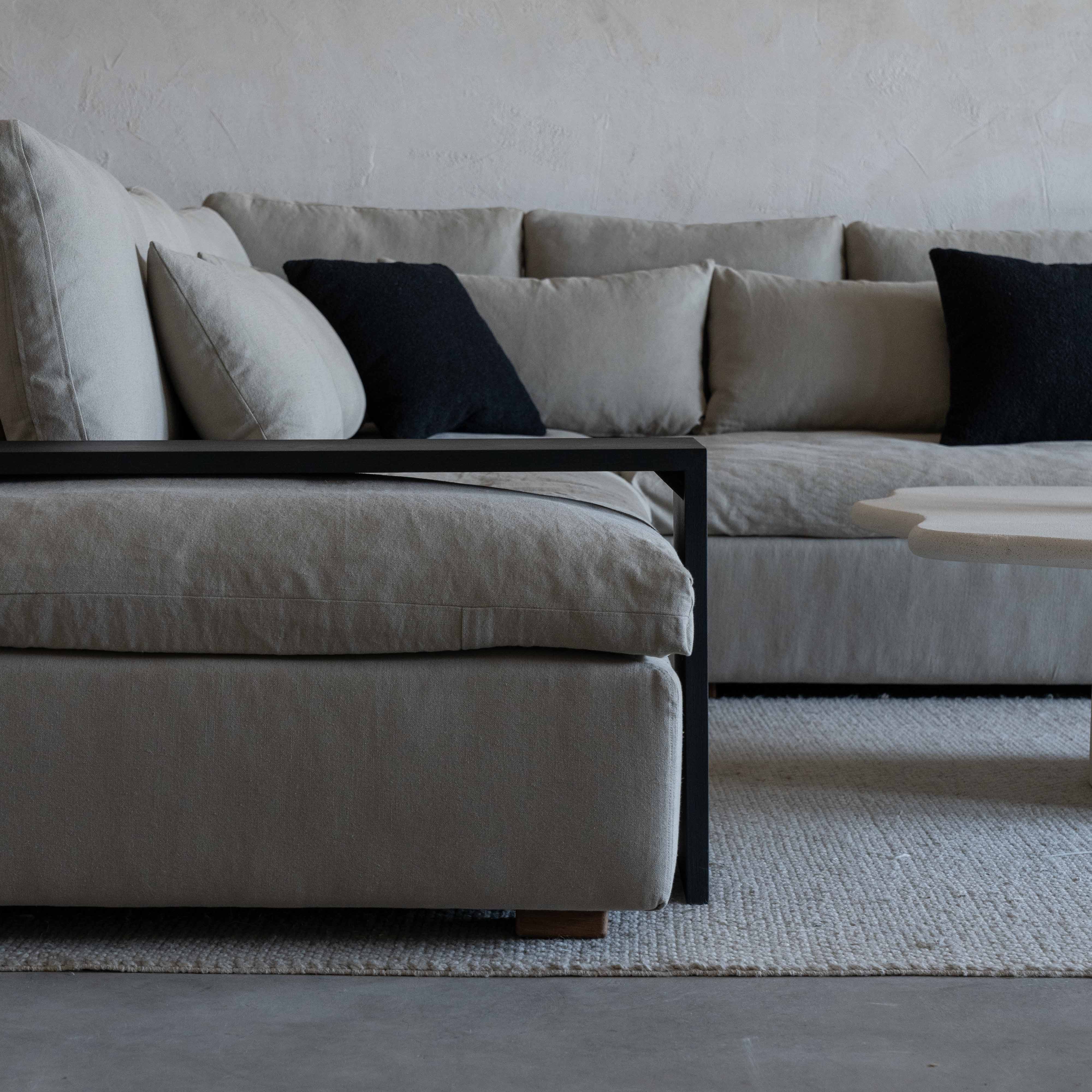 Sultan L Shape Sofa-Grey