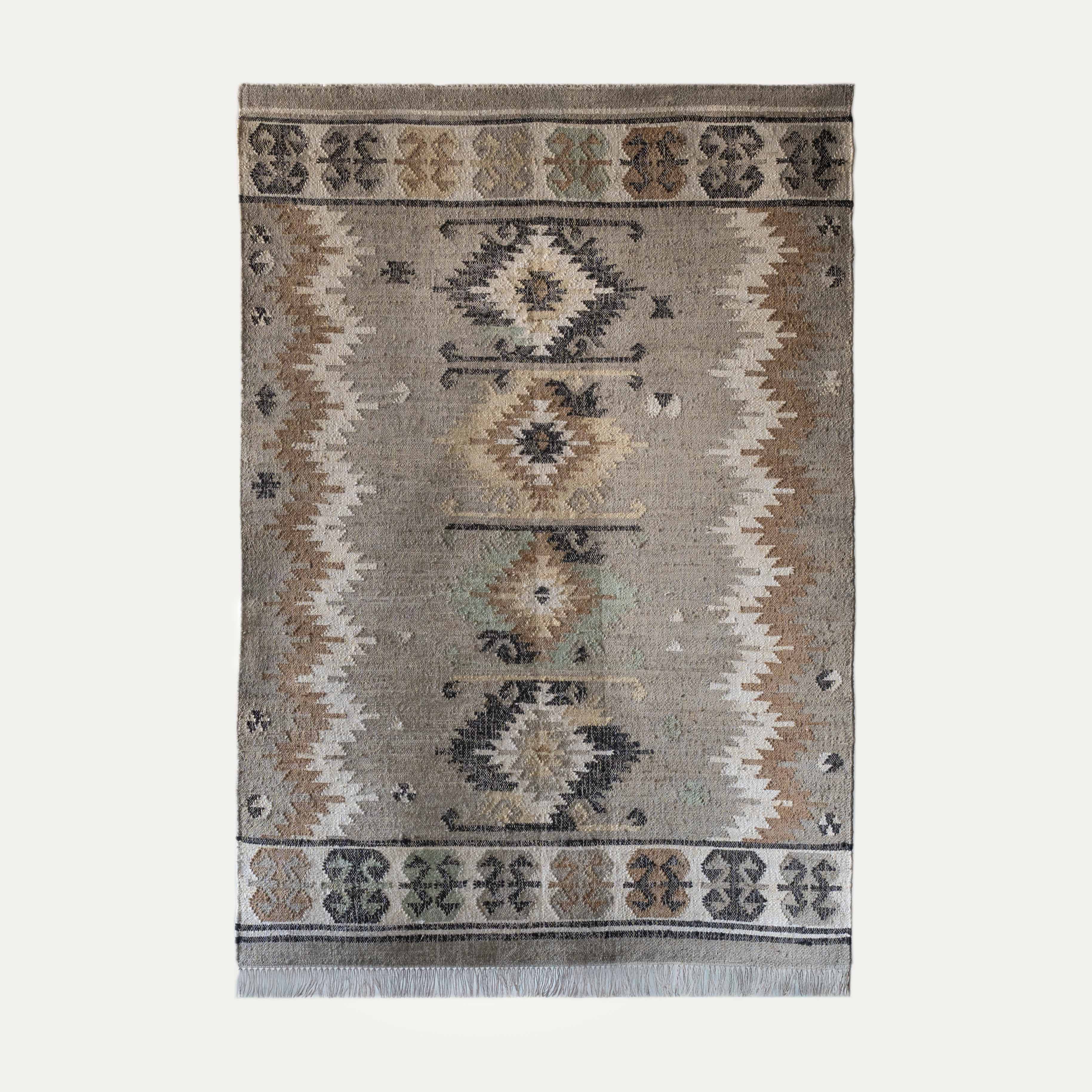 Jute Panja - TLR0064 Sage Handmade Braided Jute Rug