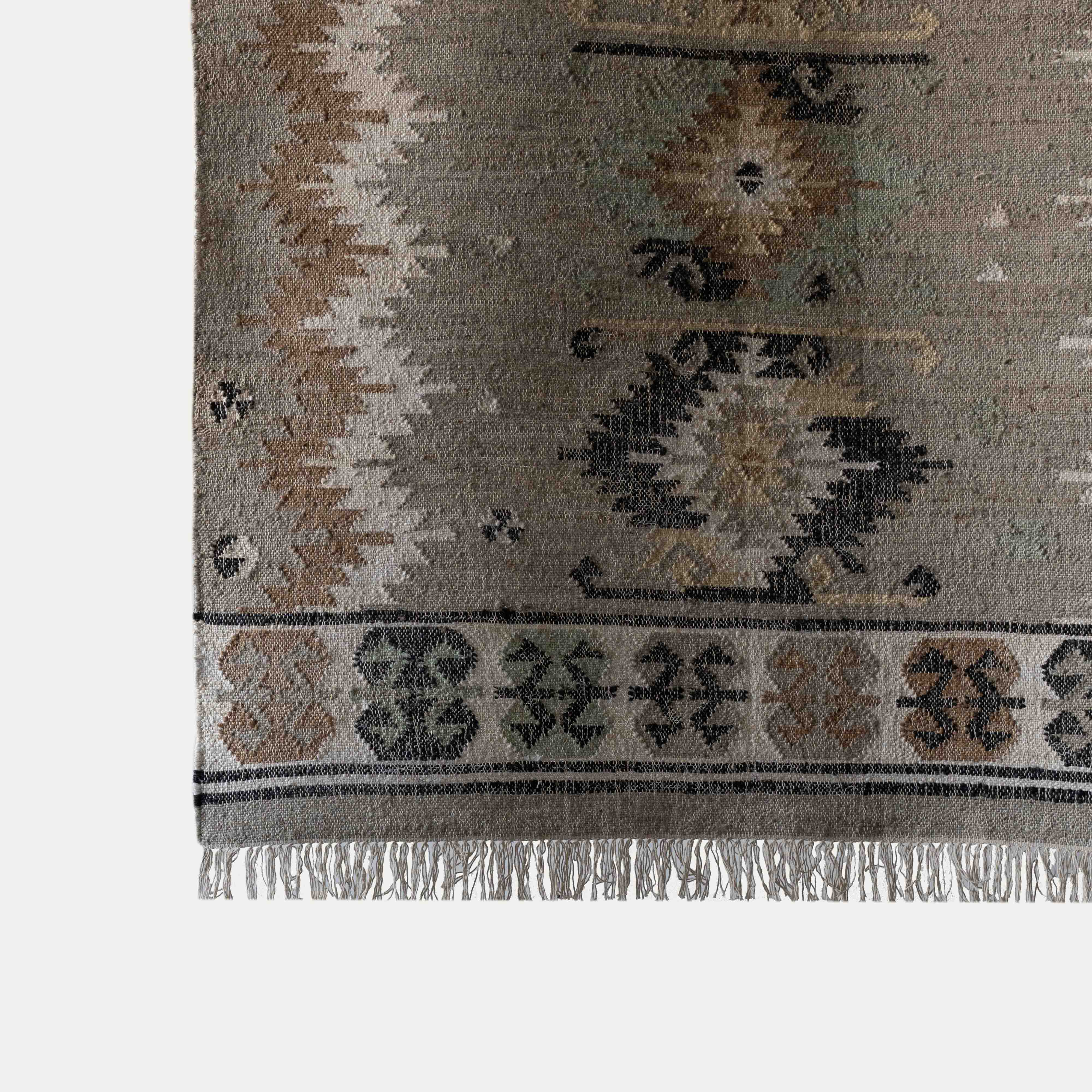 Jute Panja - TLR0064 Sage Handmade Braided Jute Rug