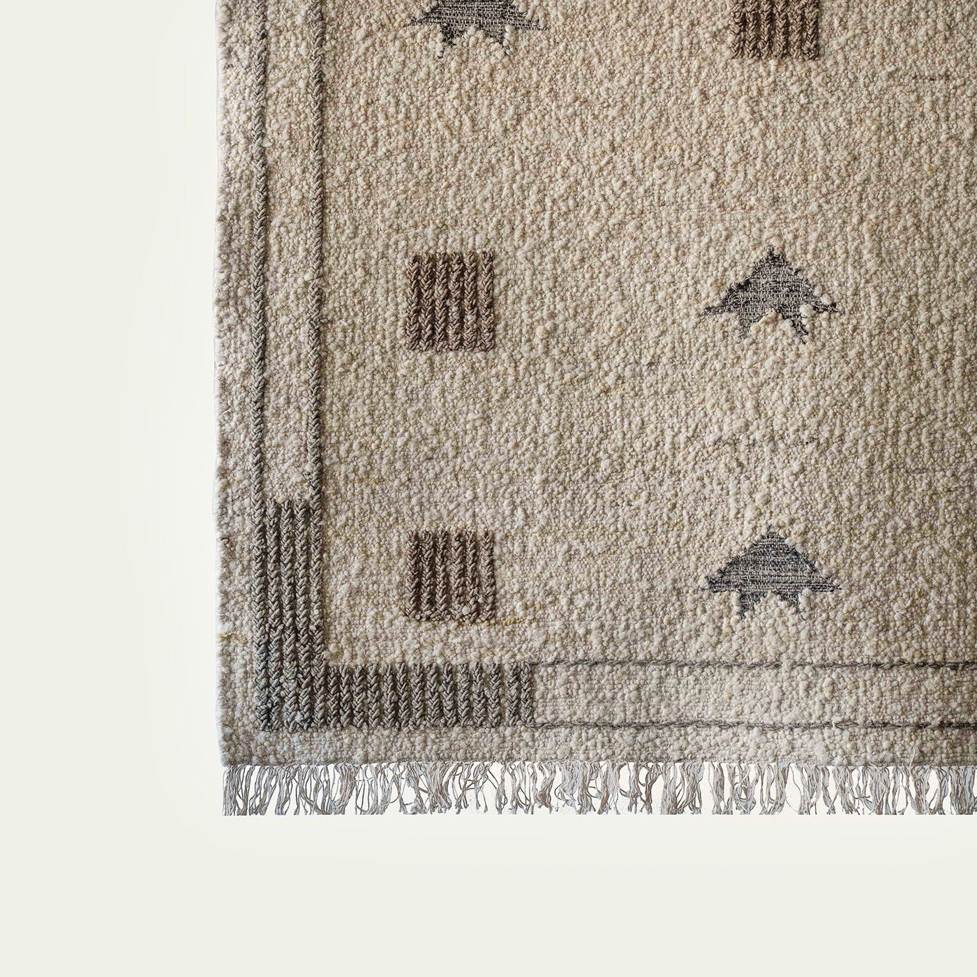 TLR0262 - Jute / Wool Panja Handmade Off White - Rug