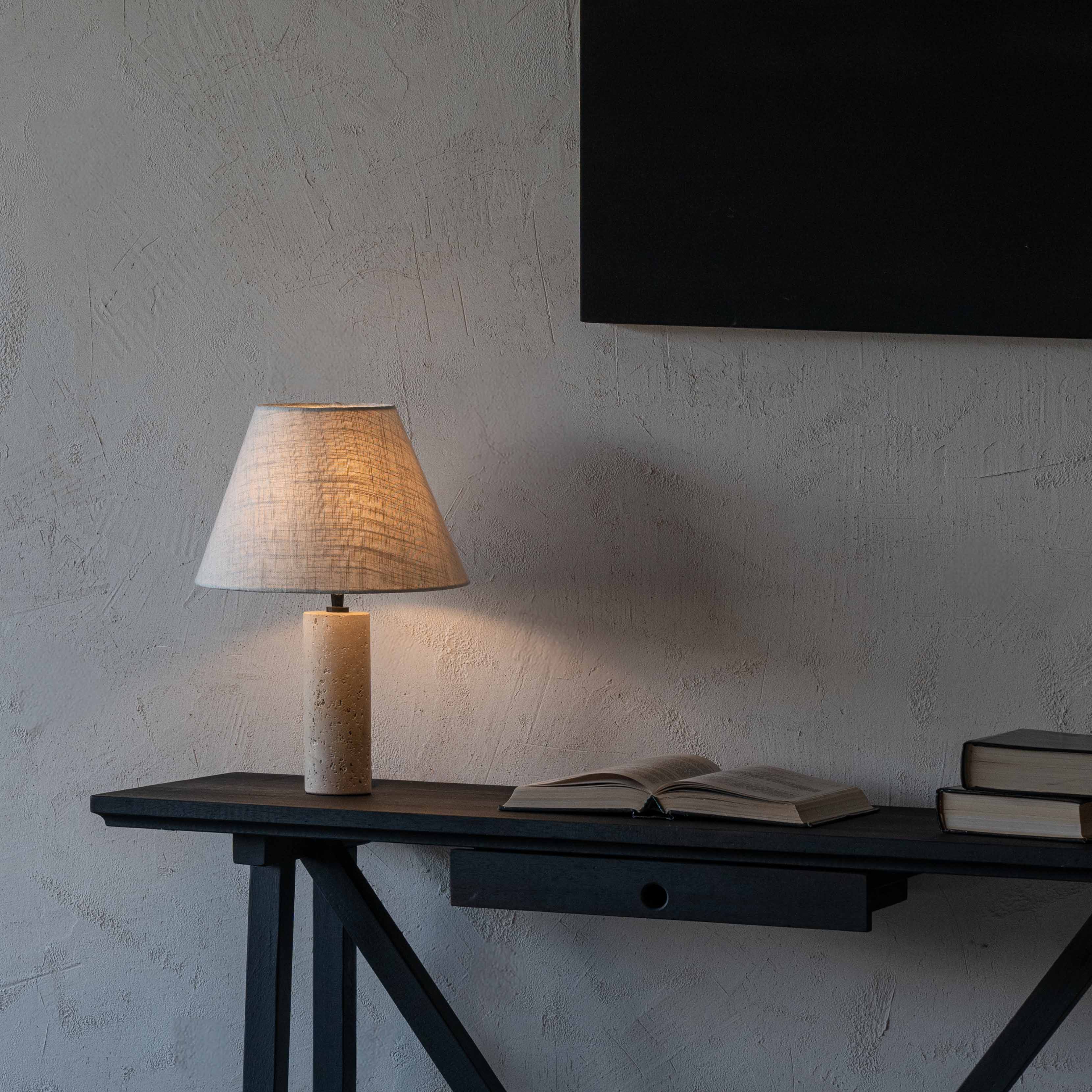 Tara Modern Natural Marble Table Lamp