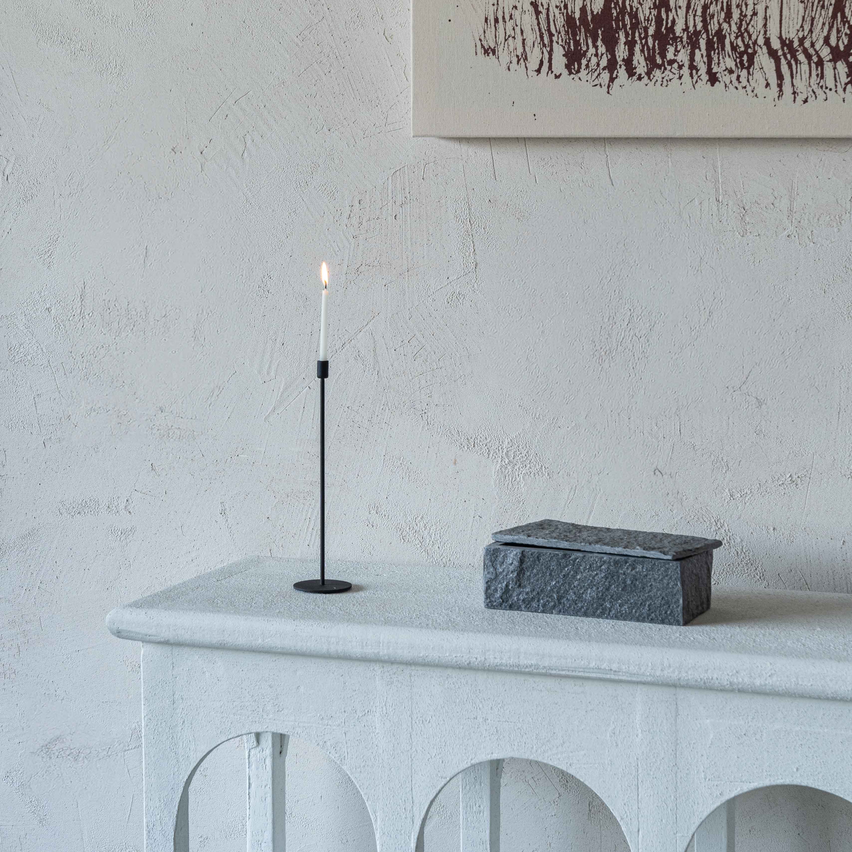 Nappe Thin Steel Candle Holder - Floor Candle Holder - WS Living - UAE Modern Home Furniture Stores in Dubai