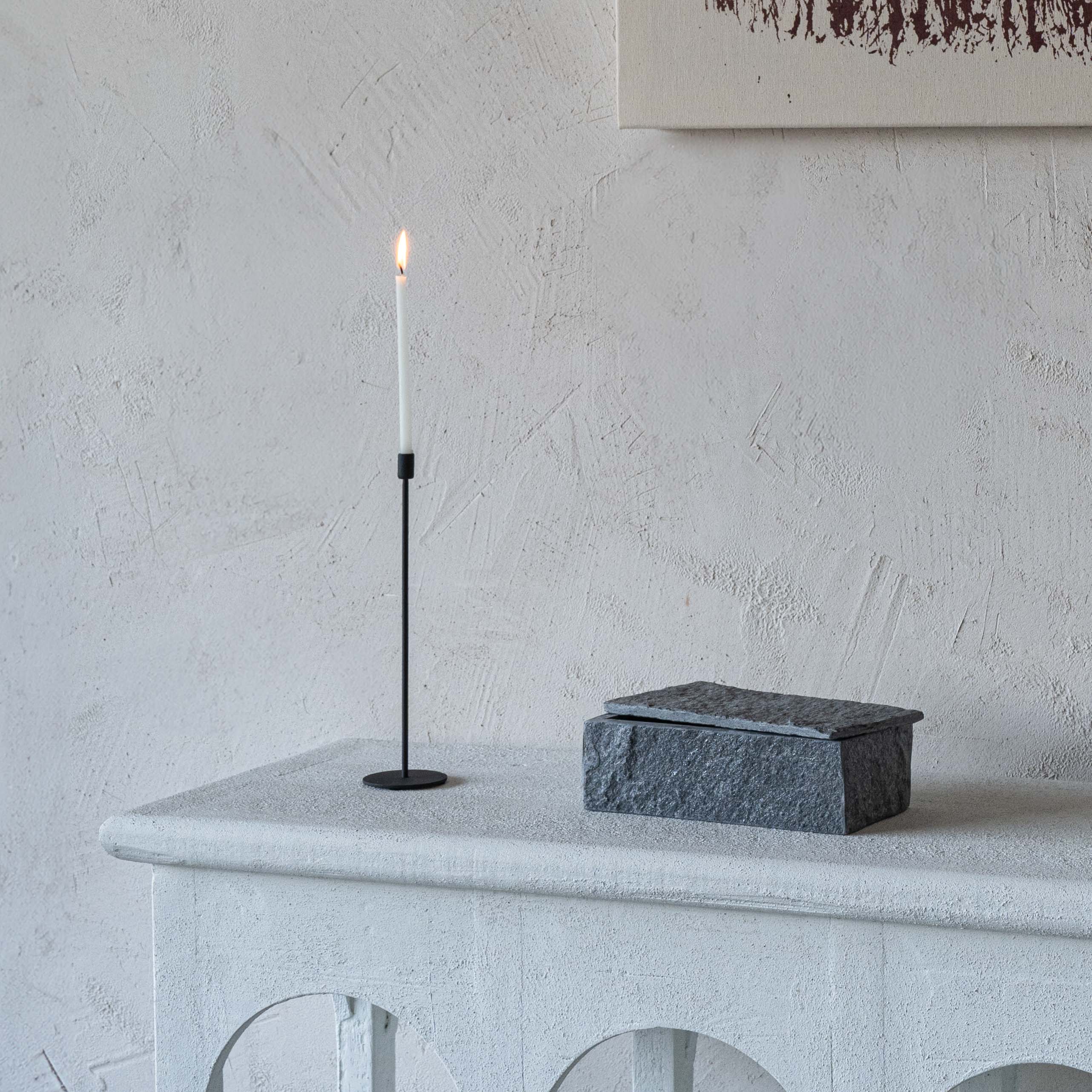 Nappe Thin Steel Candle Holder - Floor Candle Holder - WS Living - UAE Modern Home Furniture Stores in Dubai