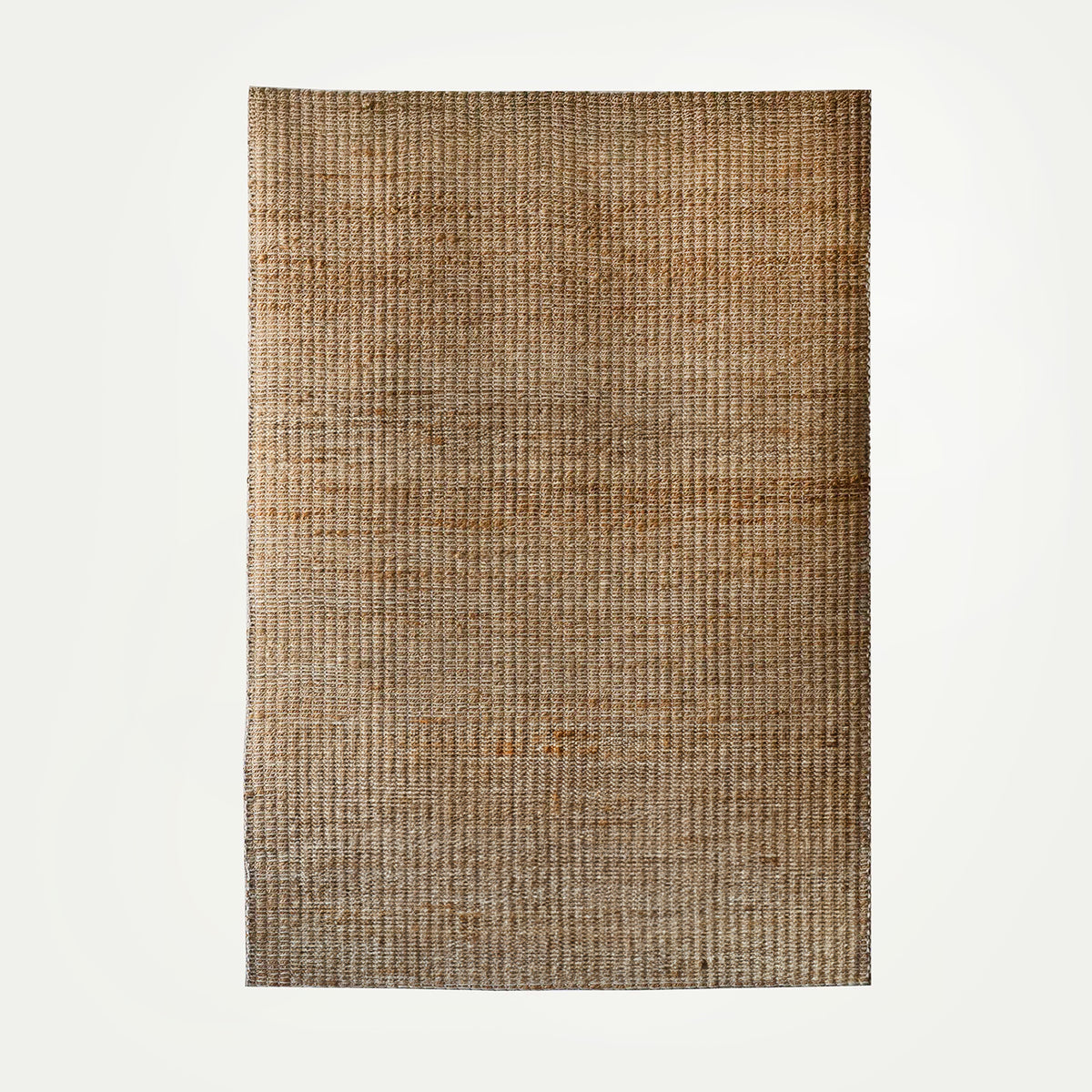 Tinker Bell beige grey braided handmade jute rug
