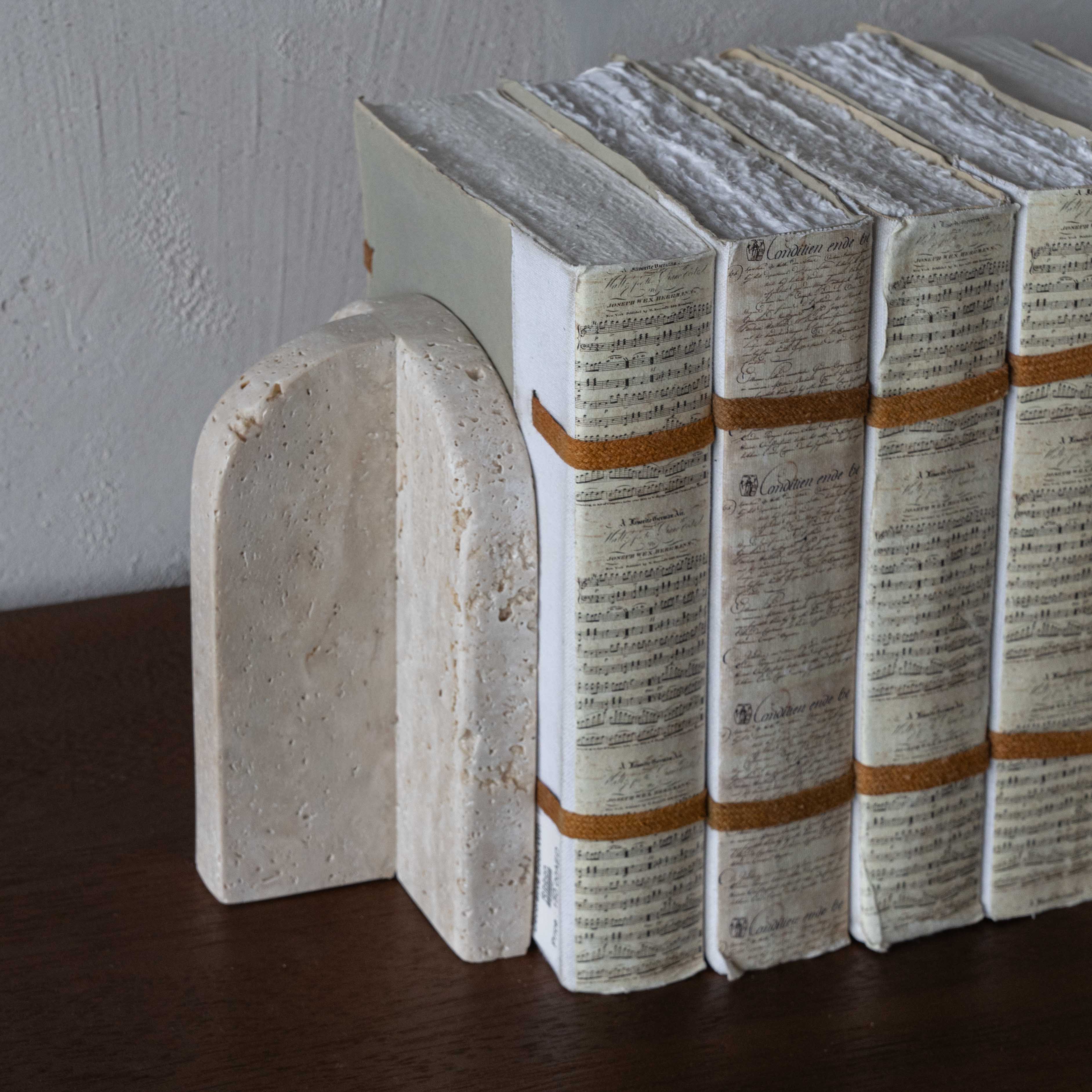 Tivoli - Travertine Book Holder -  - WS Living Furniture  Furniture Store in Dubai