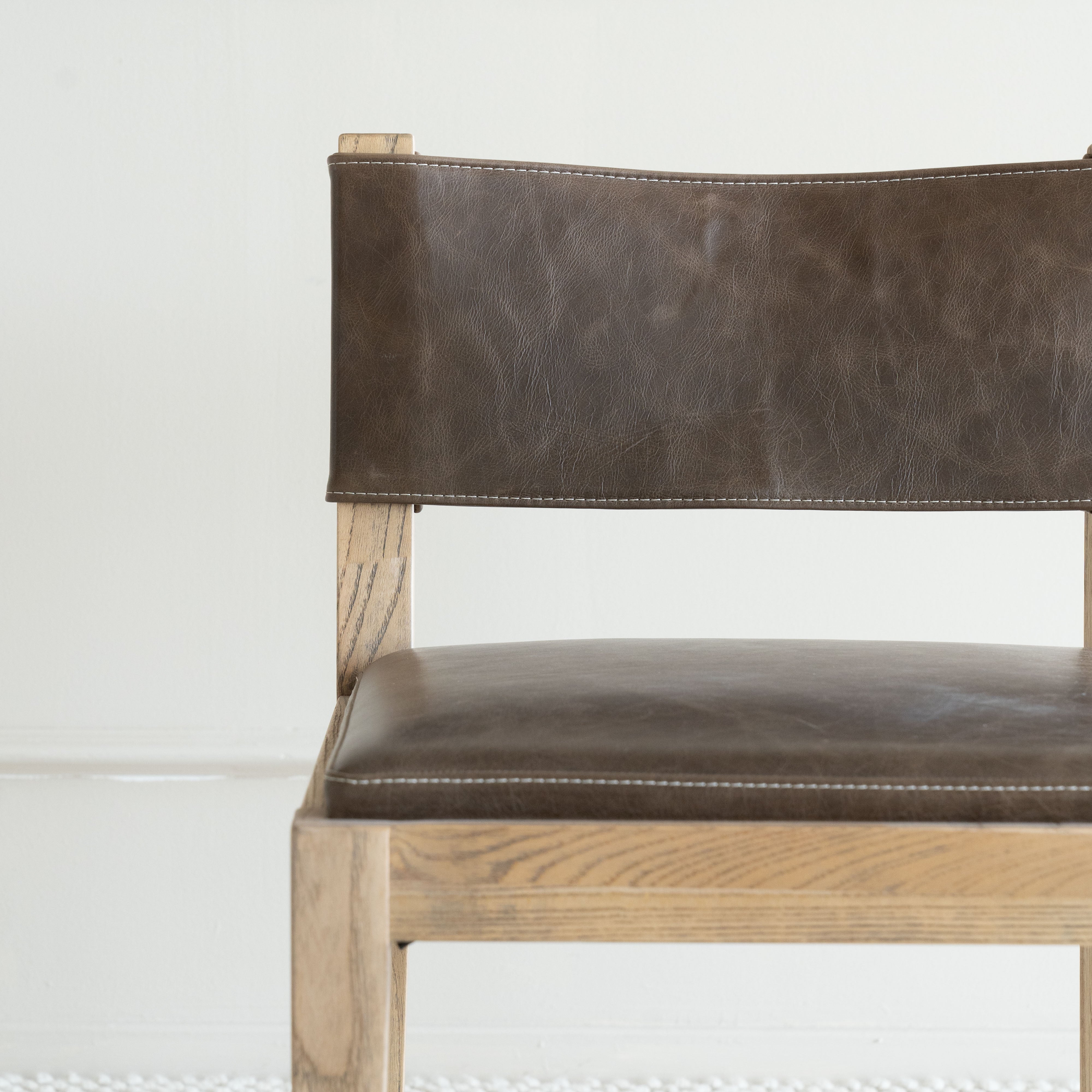 Tobacco Quad Chair (LJ1112B-2)  - WS Living - UAE -  Wood and steel Furnitures - Dubai