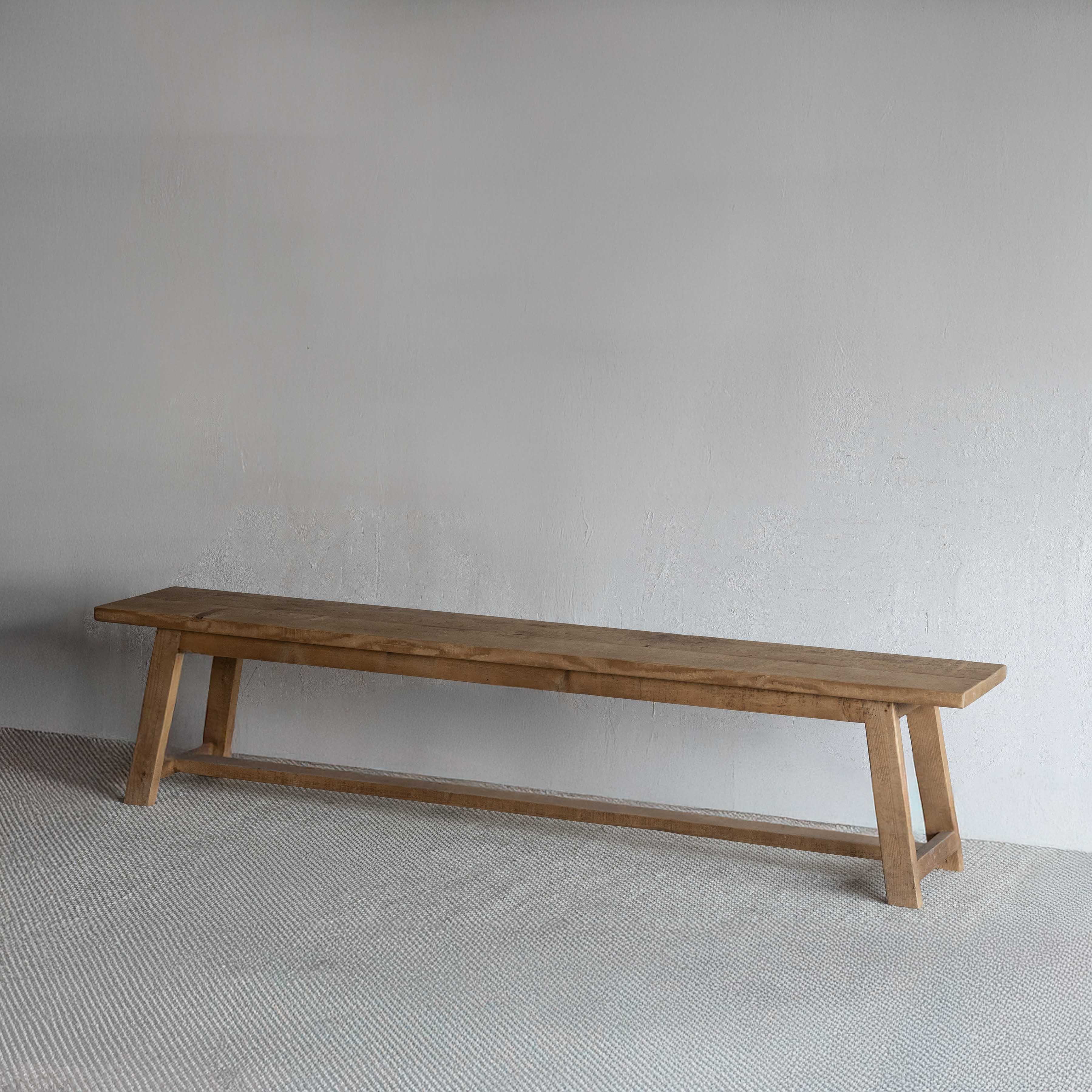 Tommy Rectangle Wooden Bench - Bench - WS Living Furniture  Furniture Store in Dubai