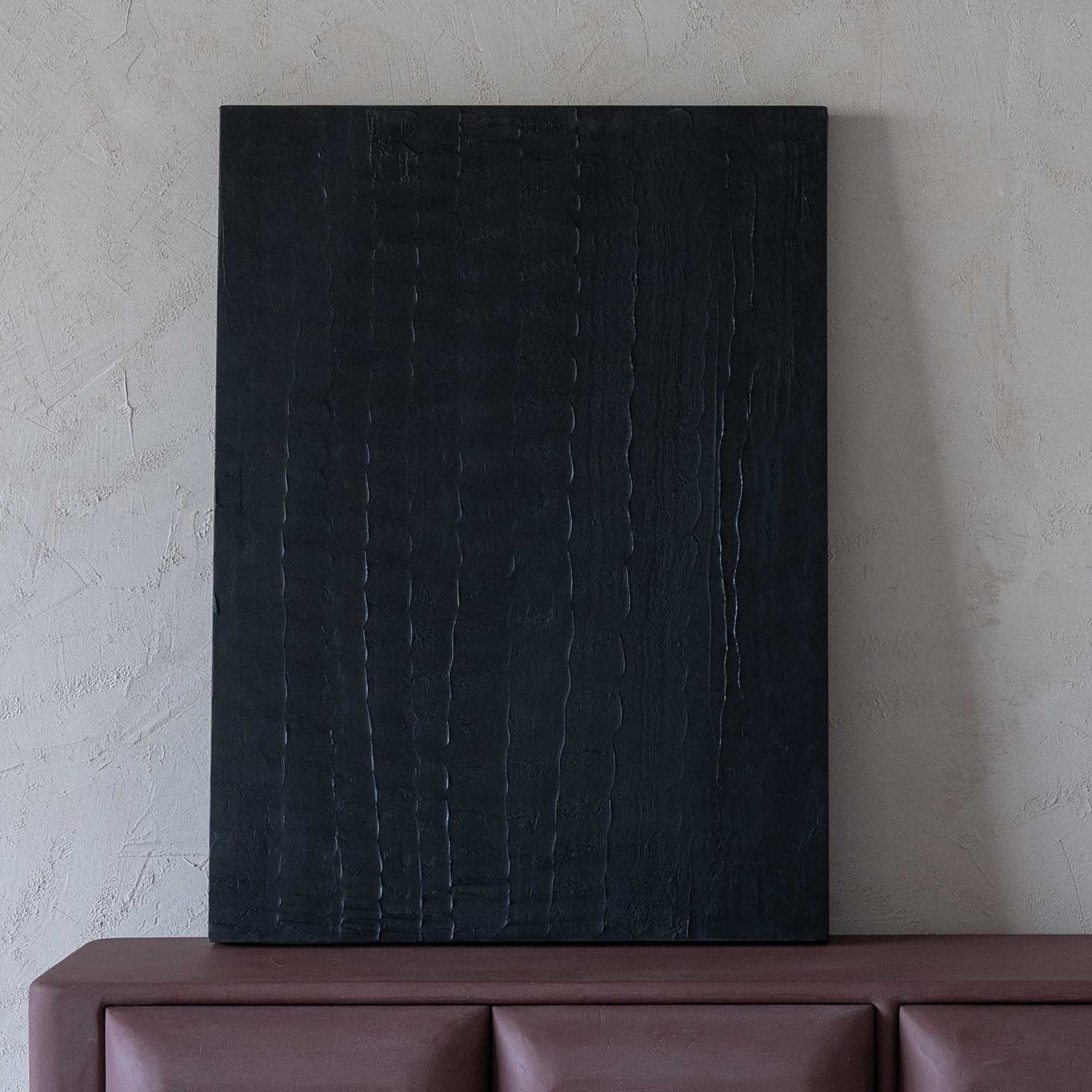 Vivid Visions Black Hand Painting Wall Art | Abstract Art - Art Paintings - WS Living - UAE Wood and steel Furnitures in Dubai