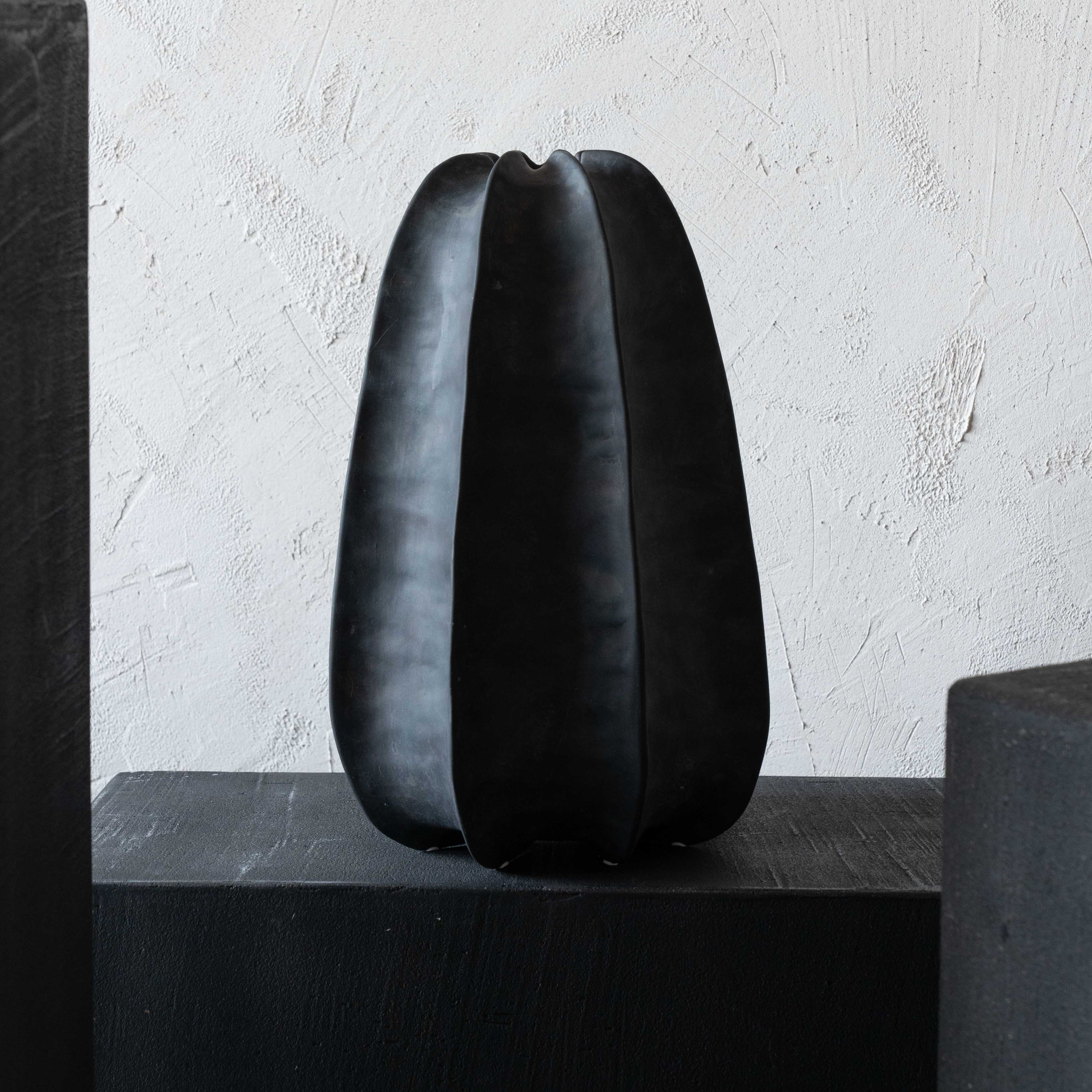 Verdant Decorative Black Vase | Flower Pot - Vase - WS Living - UAE Modern Home Furniture Stores in Dubai