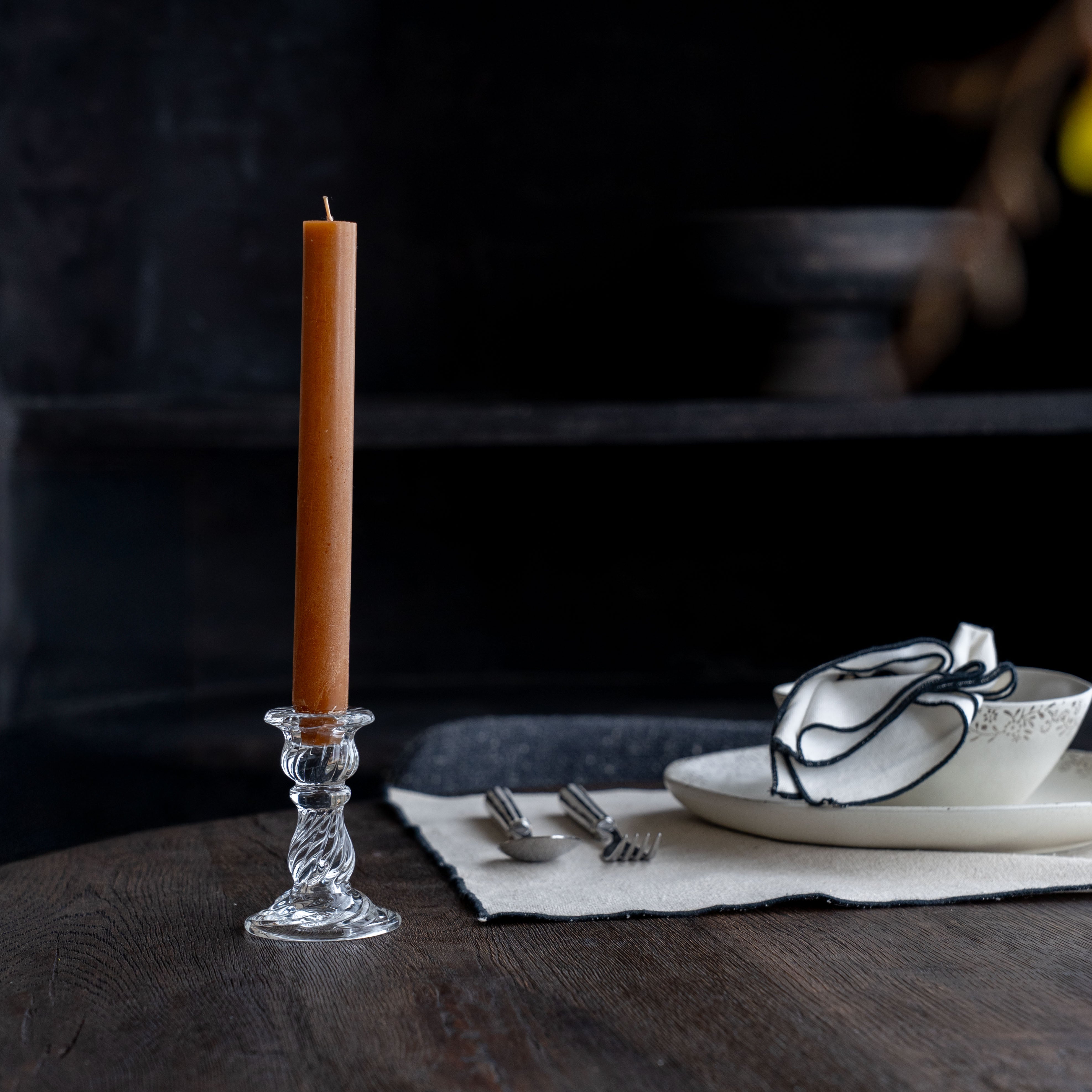 Vesta Glass Classic Candle Holder