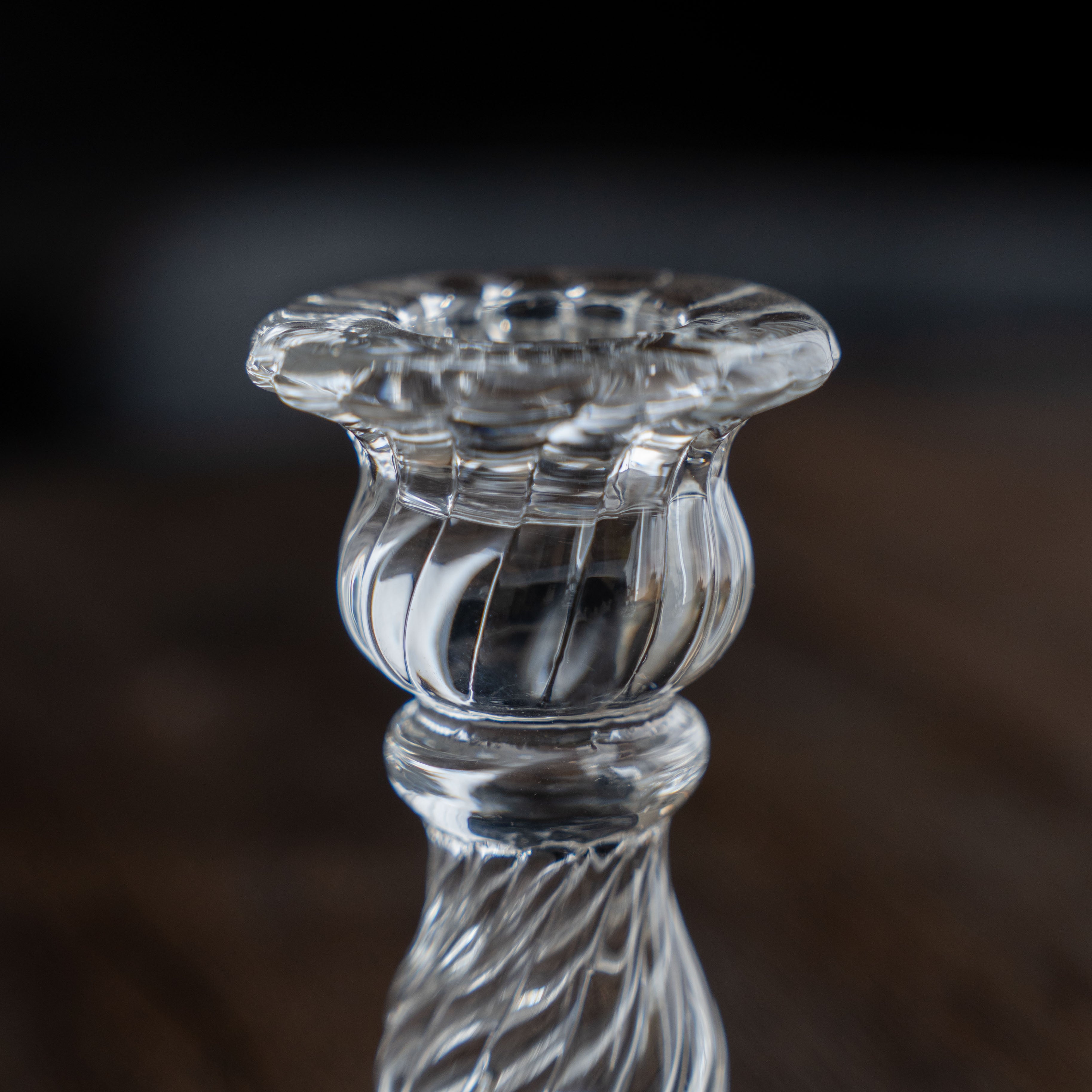 Vesta Glass Classic Candle Holder