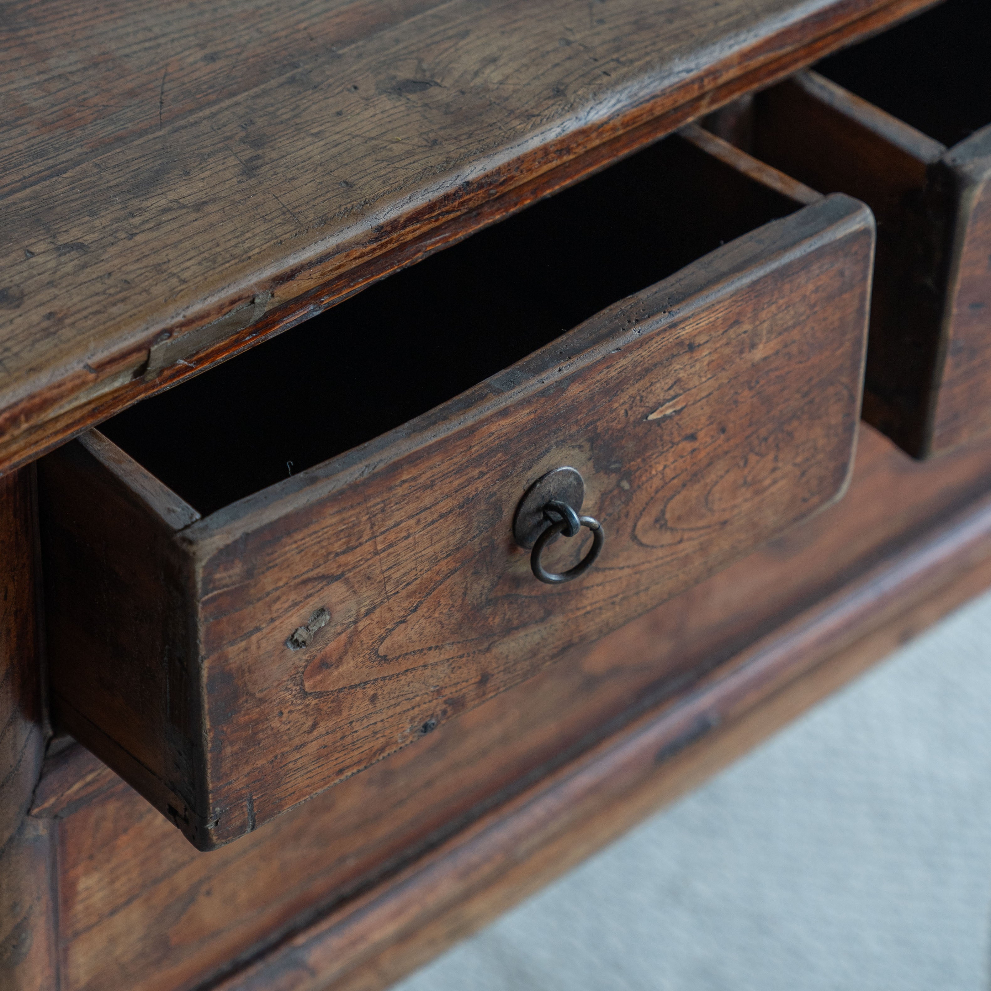 Meridian Real Antique Solid Wood Altar Console Table