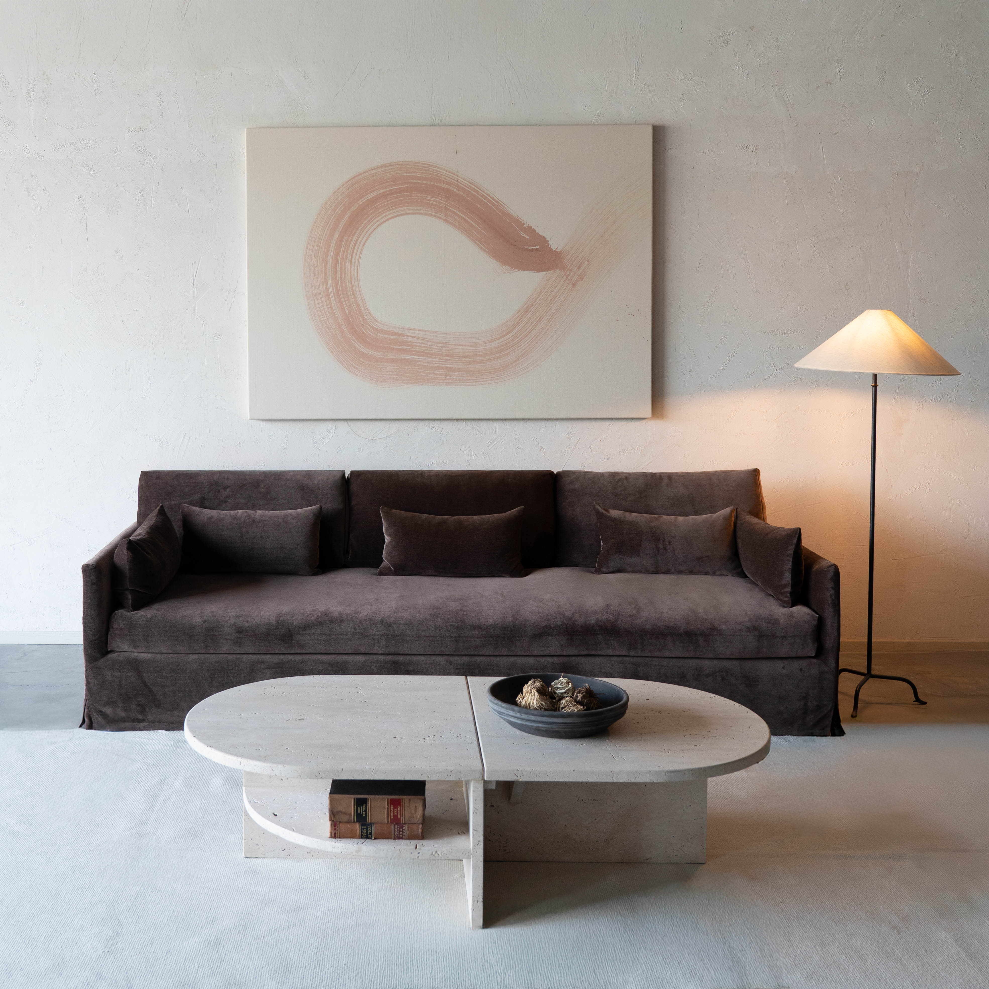 Vienna Urban 3 Seater Sofa - Velvet Brown