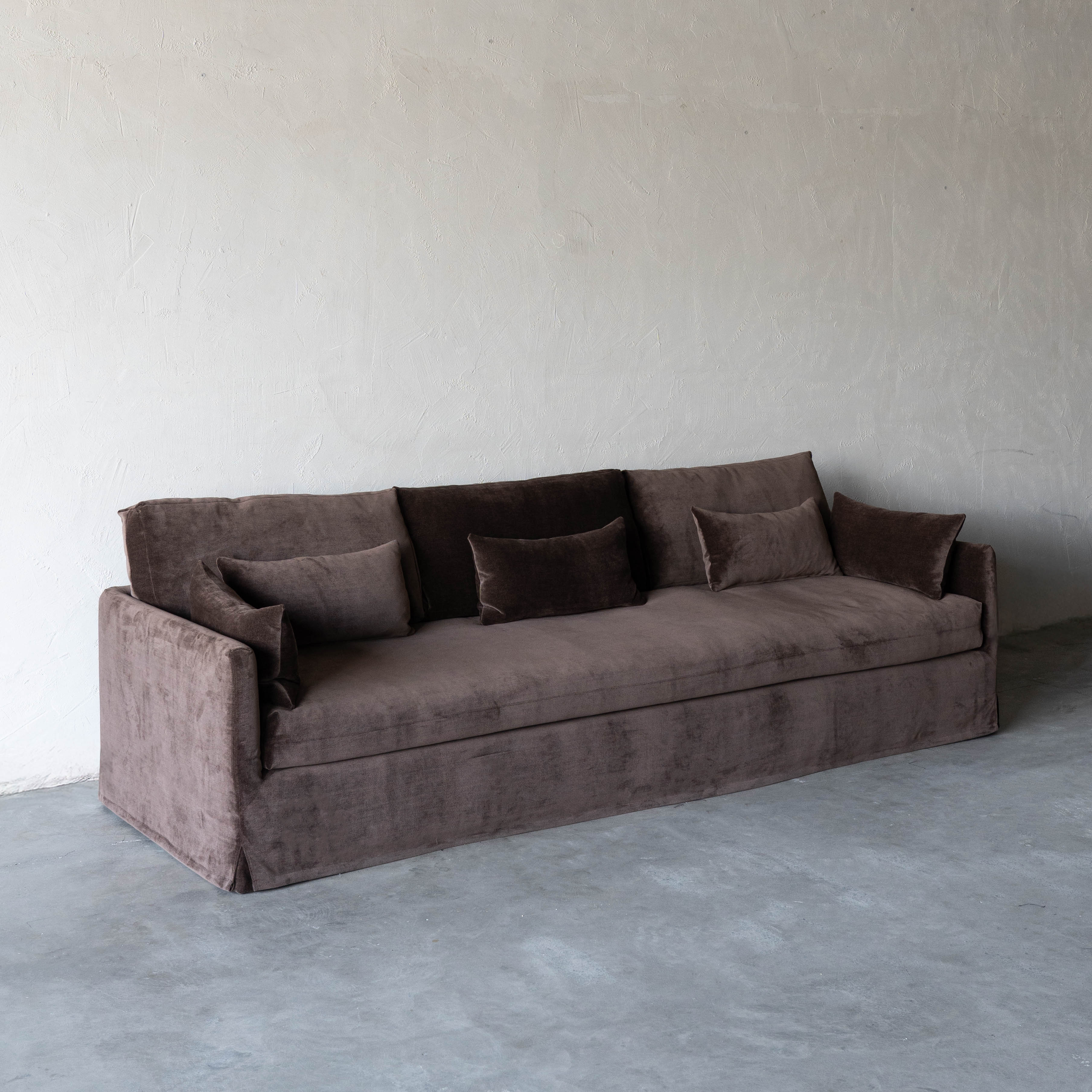 Vienna Urban 3 Seater Sofa - Velvet Brown