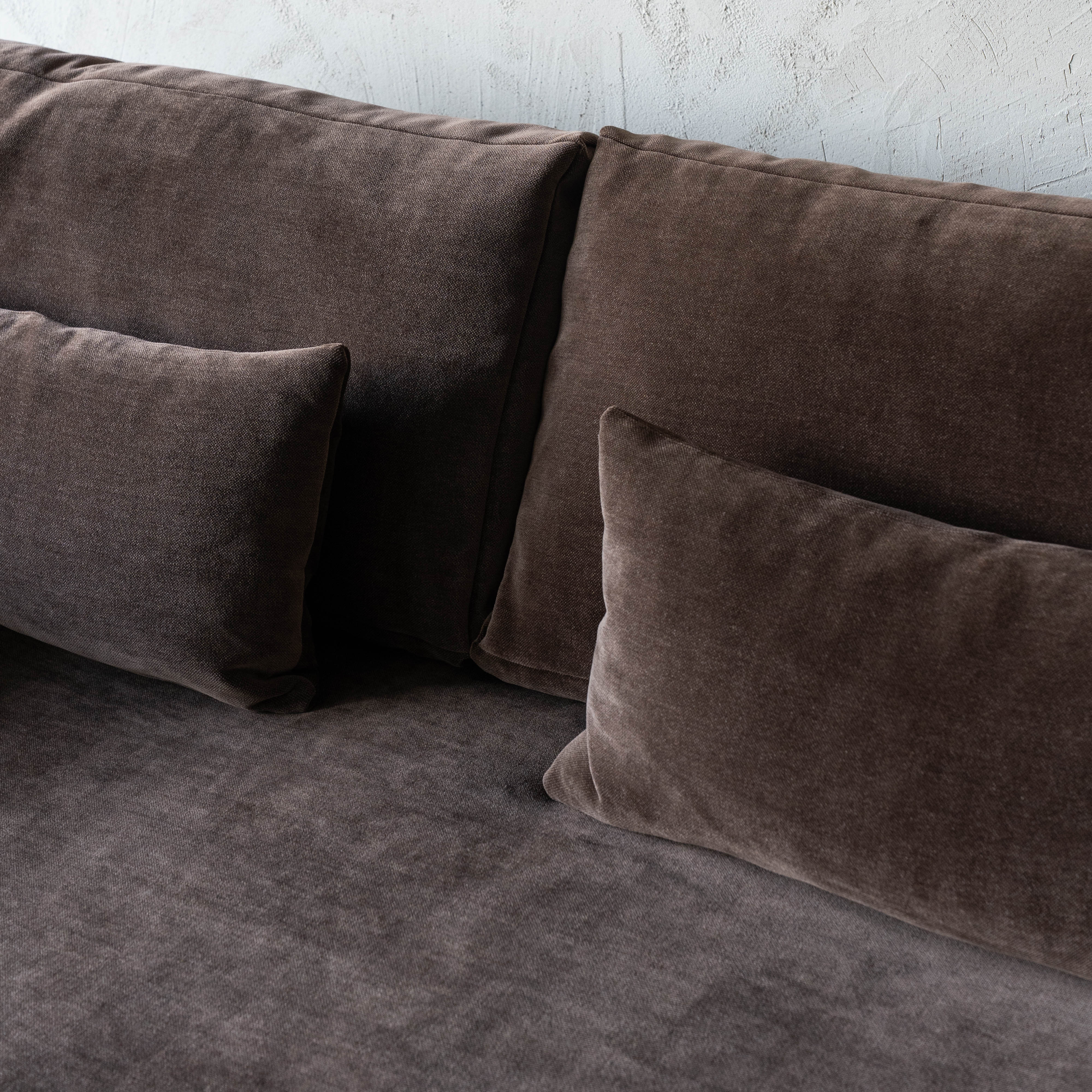 Vienna Urban 3 Seater Sofa - Velvet Brown