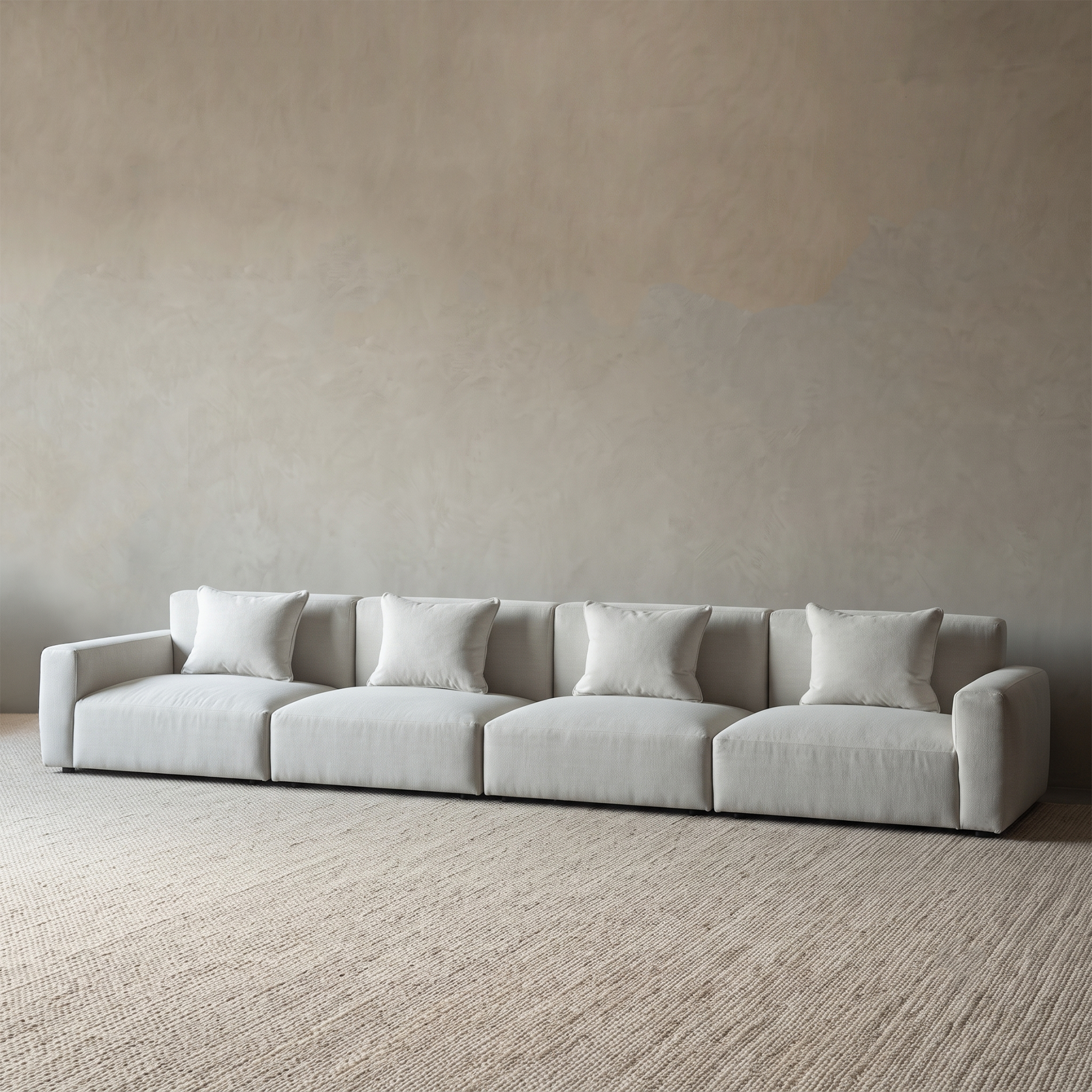 Volta Vincent Modern Sectional & Modular Sofa - OFF WHITE