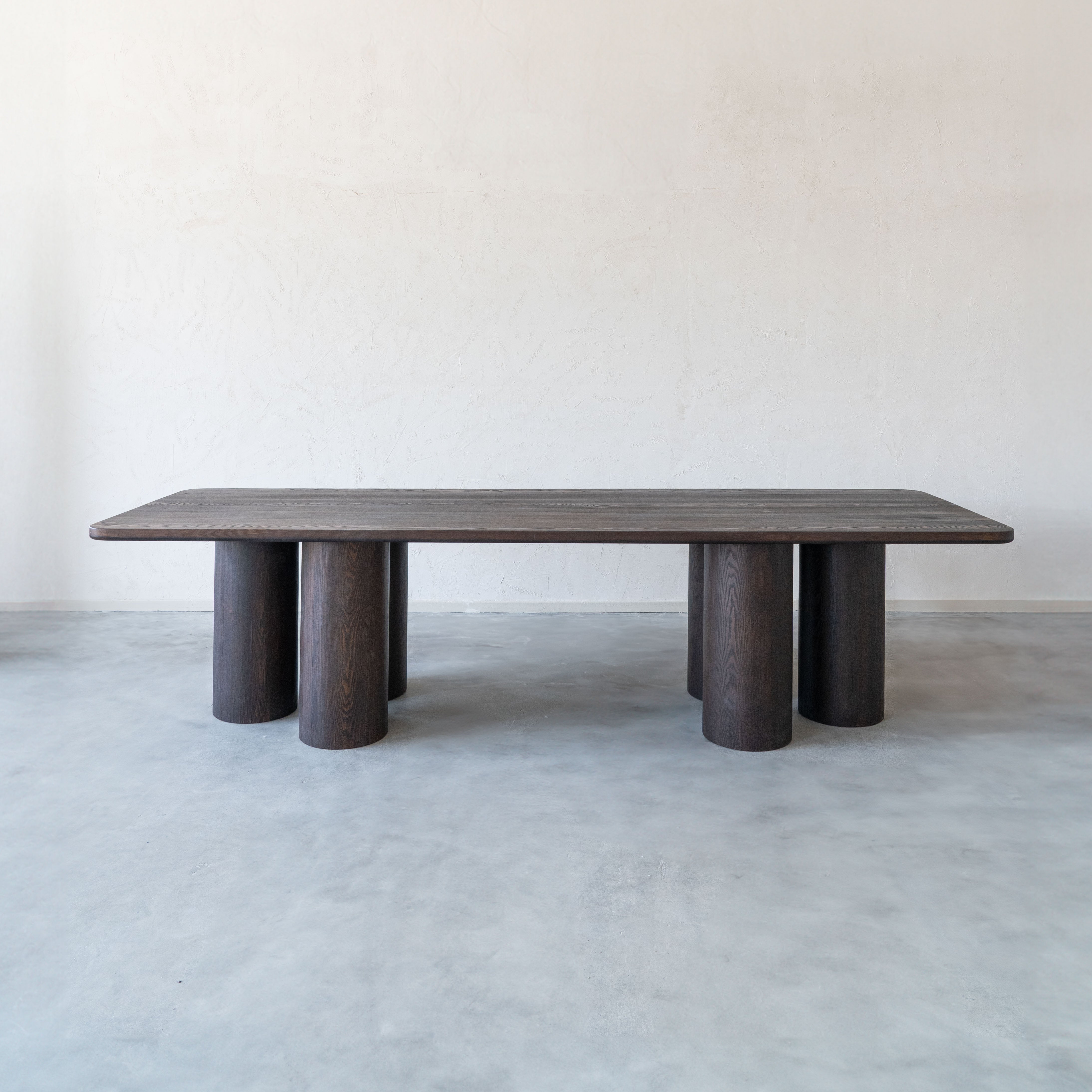Ikou Rectangle Dining Table  - WS Living - UAE - Dining Table Wood and steel Furnitures - Dubai