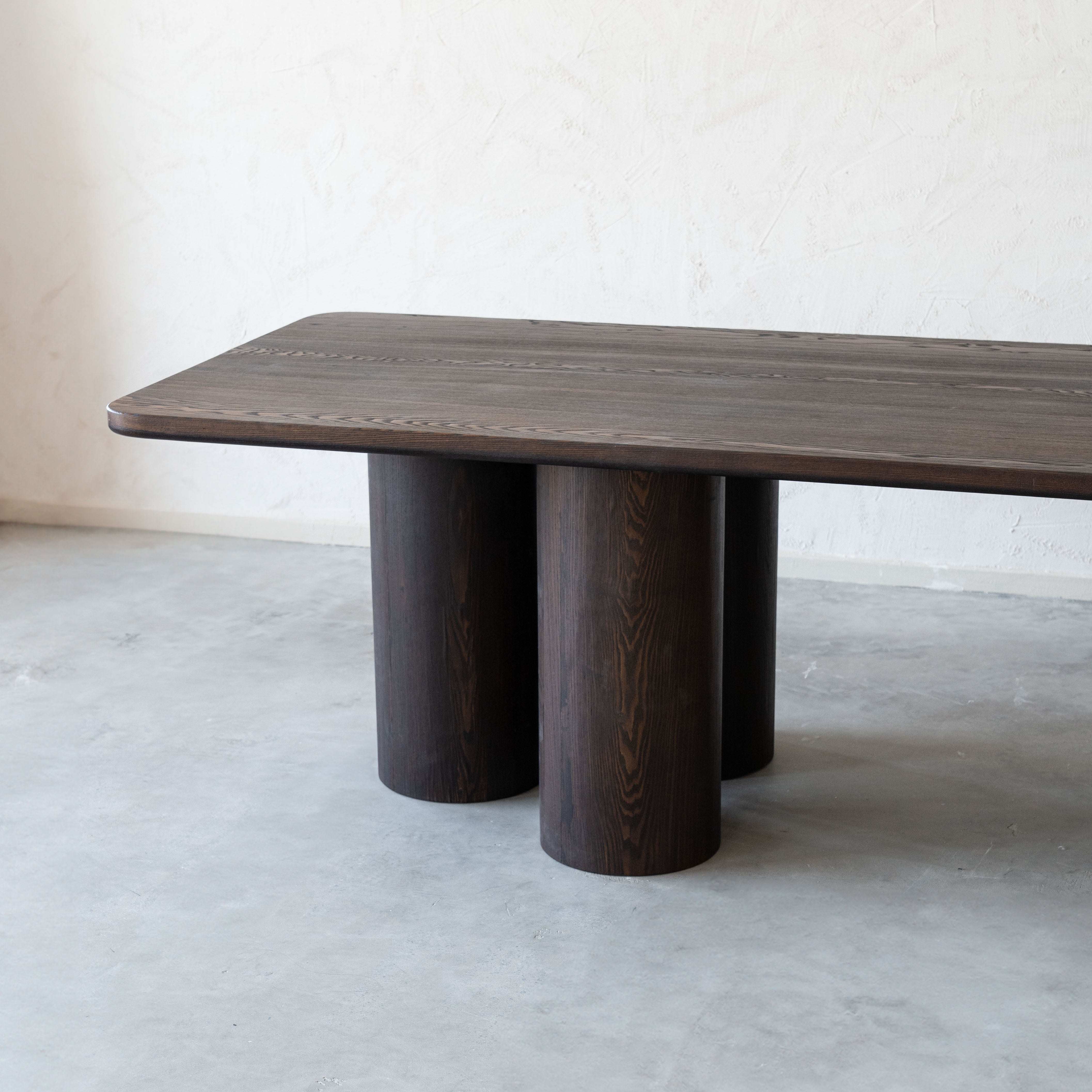 Ikou Rectangle Dining Table  - WS Living - UAE - Dining Table Wood and steel Furnitures - Dubai