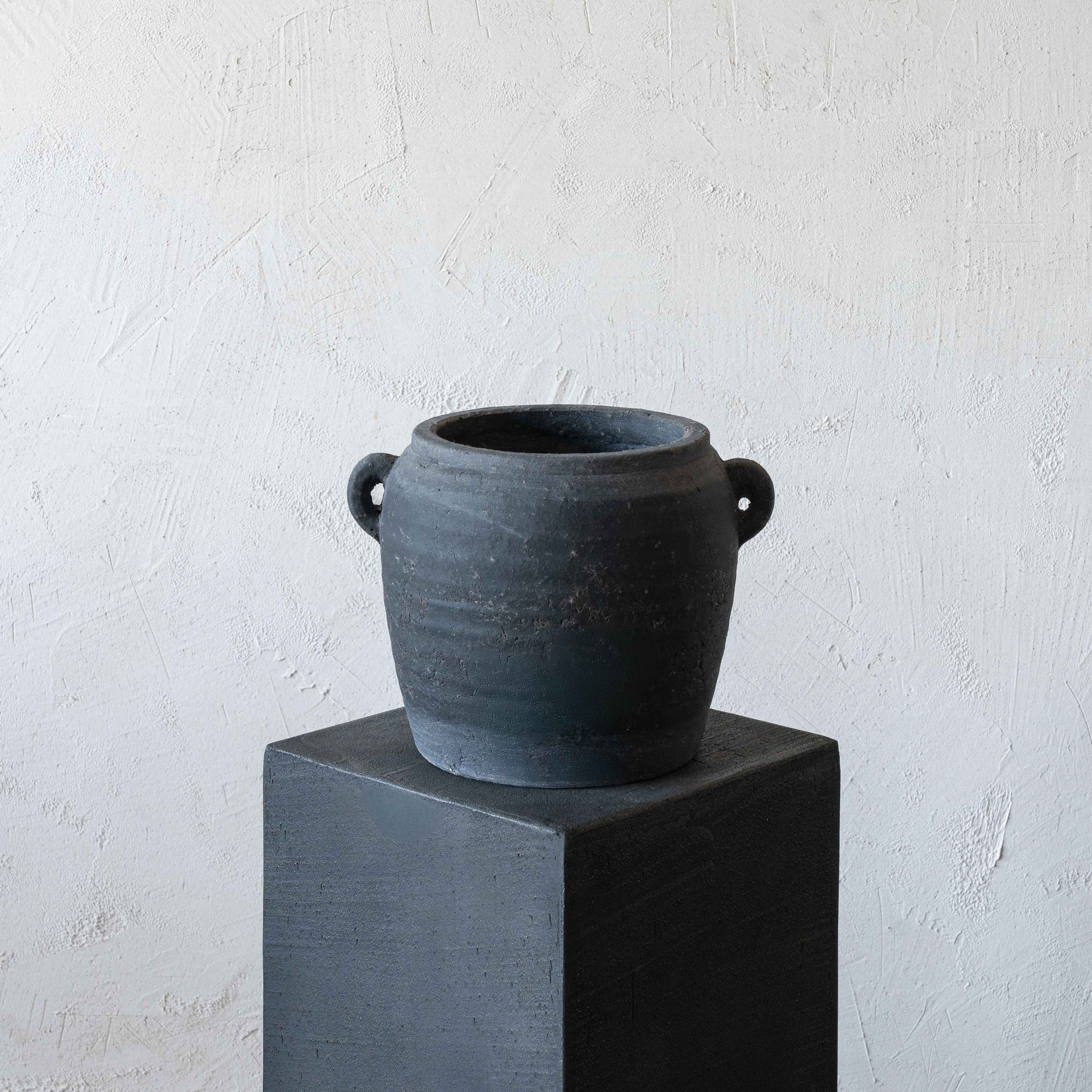 Wamble Terracotta Vase With Handle | Flower Pot - Vase - WS Living - UAE Home Furniture Stores in Dubai