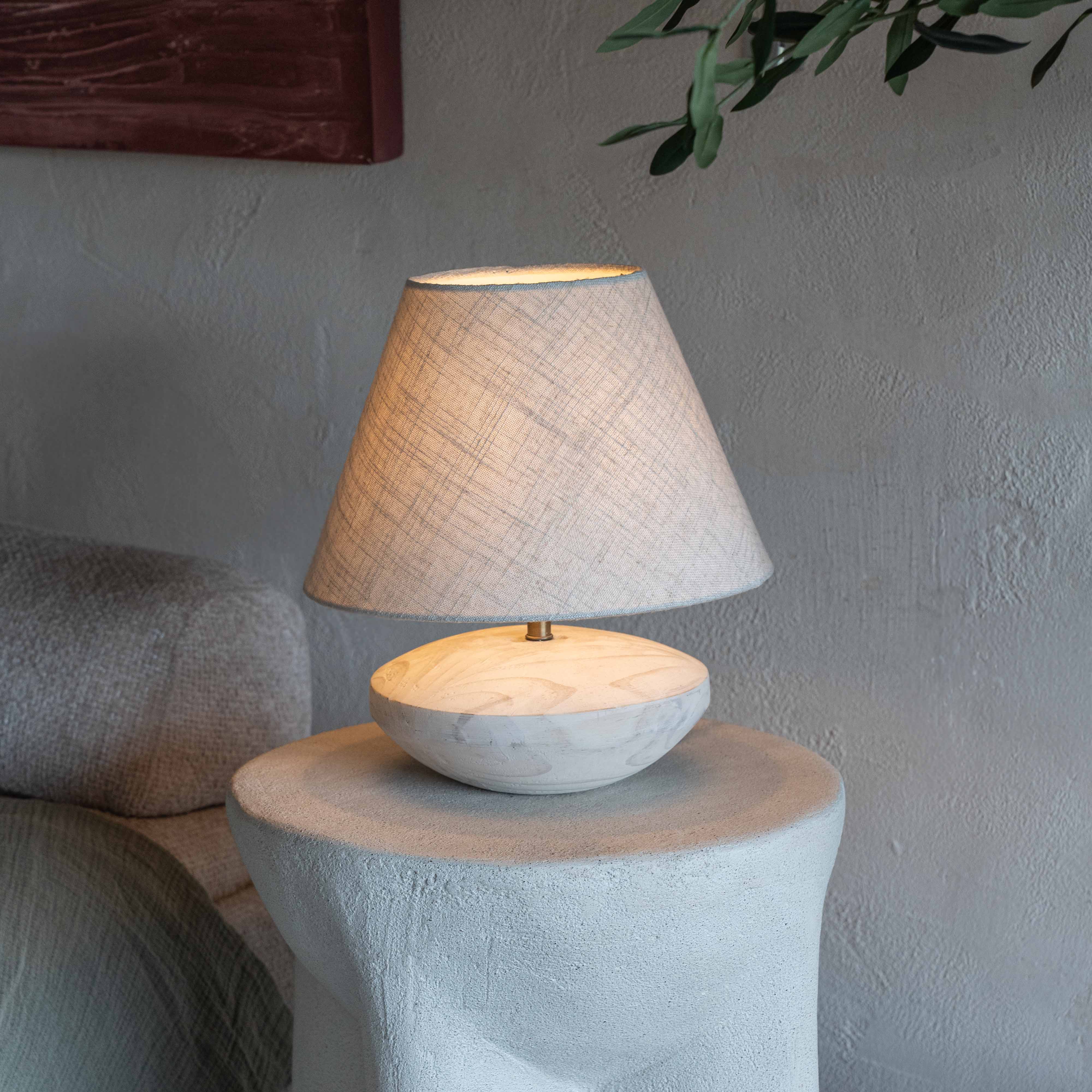 Wendy Natural Wood Table Lamp - Table Lamp - WS Living - UAE Modern Home Furniture Stores in Dubai