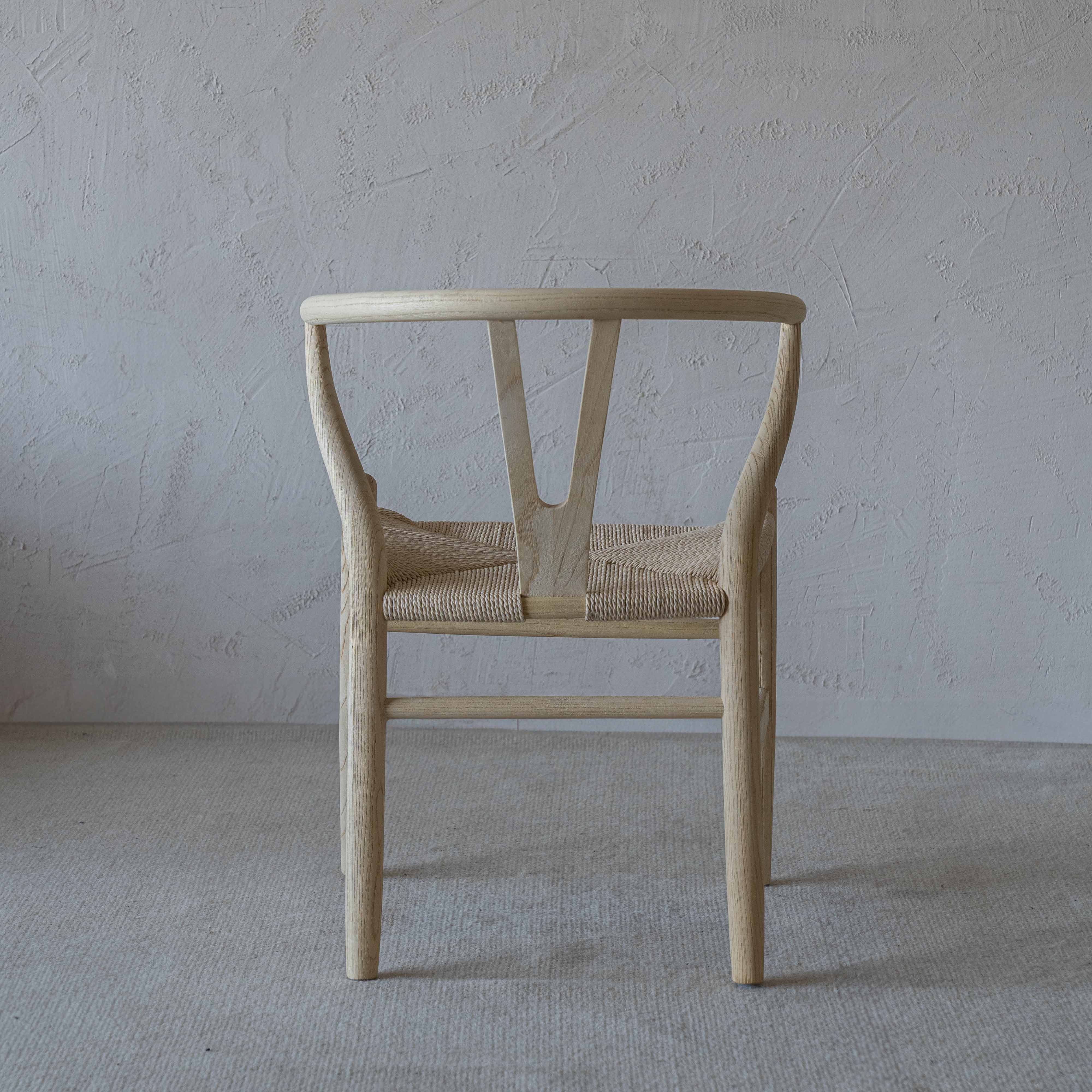 Wishbone Natural Raw Wood Dining Chair (as is) - Dining Chairs - WS Living - UAE Modern Home Furniture Stores in Dubai