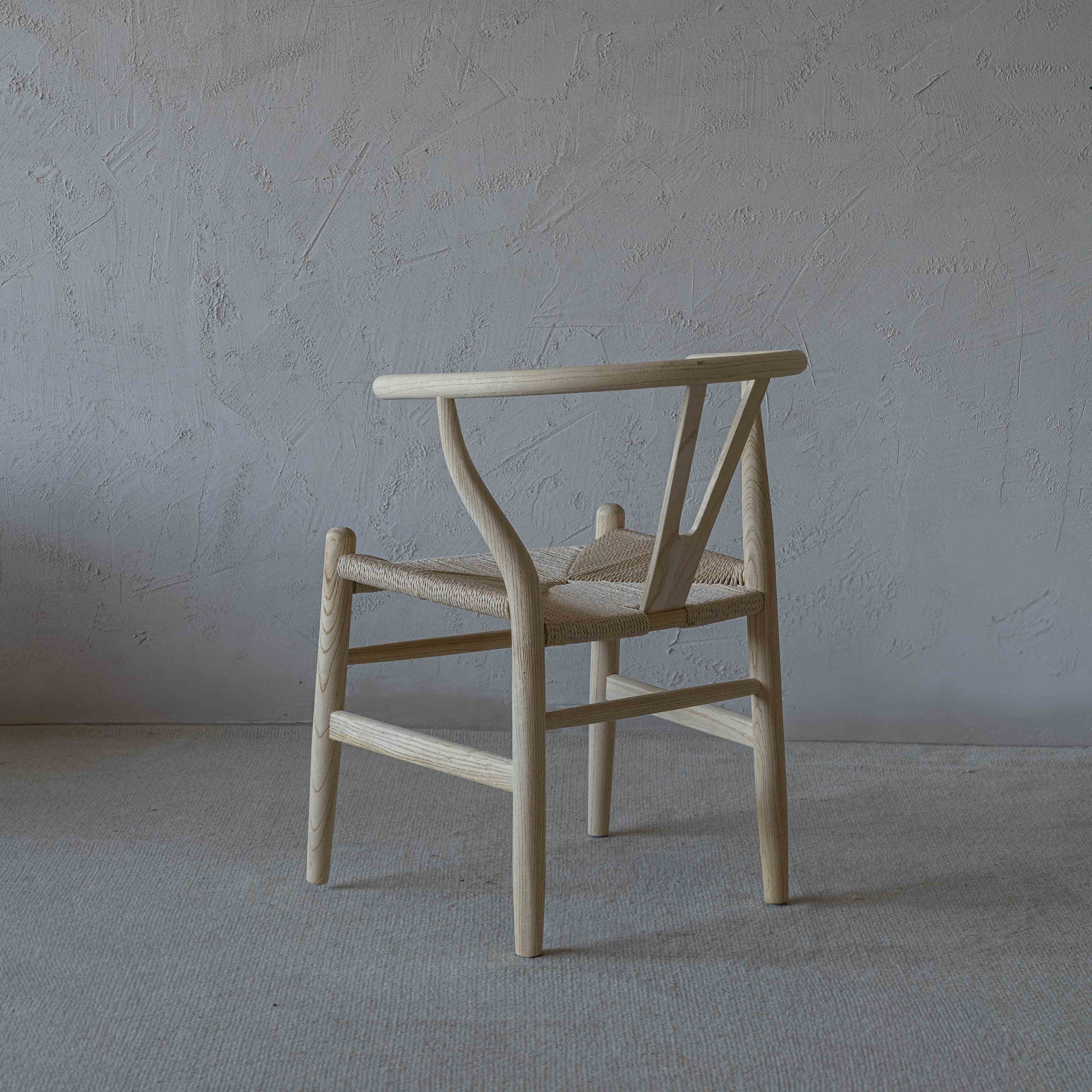 Wishbone Natural Raw Wood Dining Chair (as is) - Dining Chairs - WS Living - UAE Modern Home Furniture Stores in Dubai