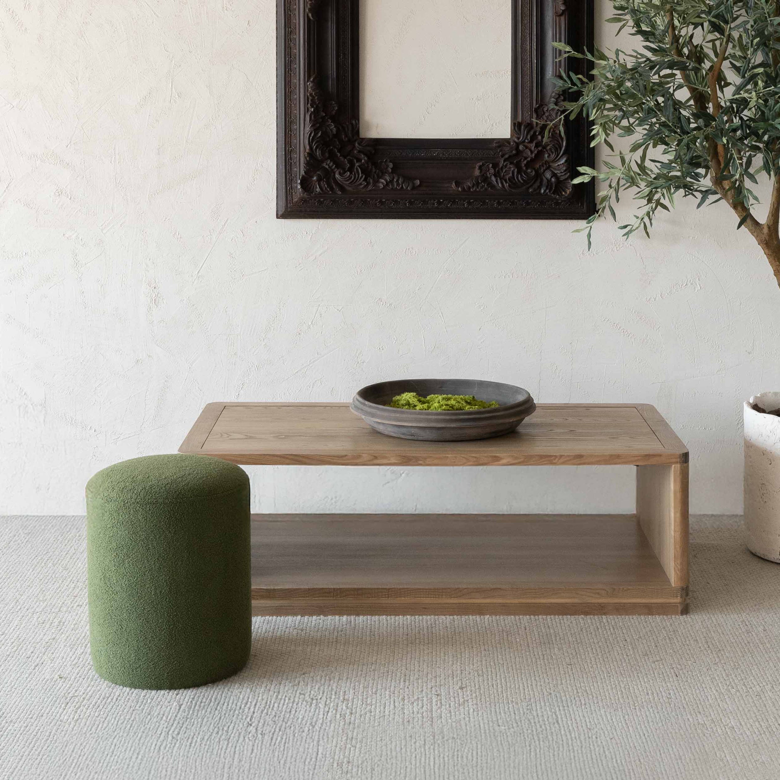 Woodland Elegance Solid Wood Rectangle Coffee Table (as is) - Coffee Tables - WS Living - UAE Home Furniture Stores in Dubai