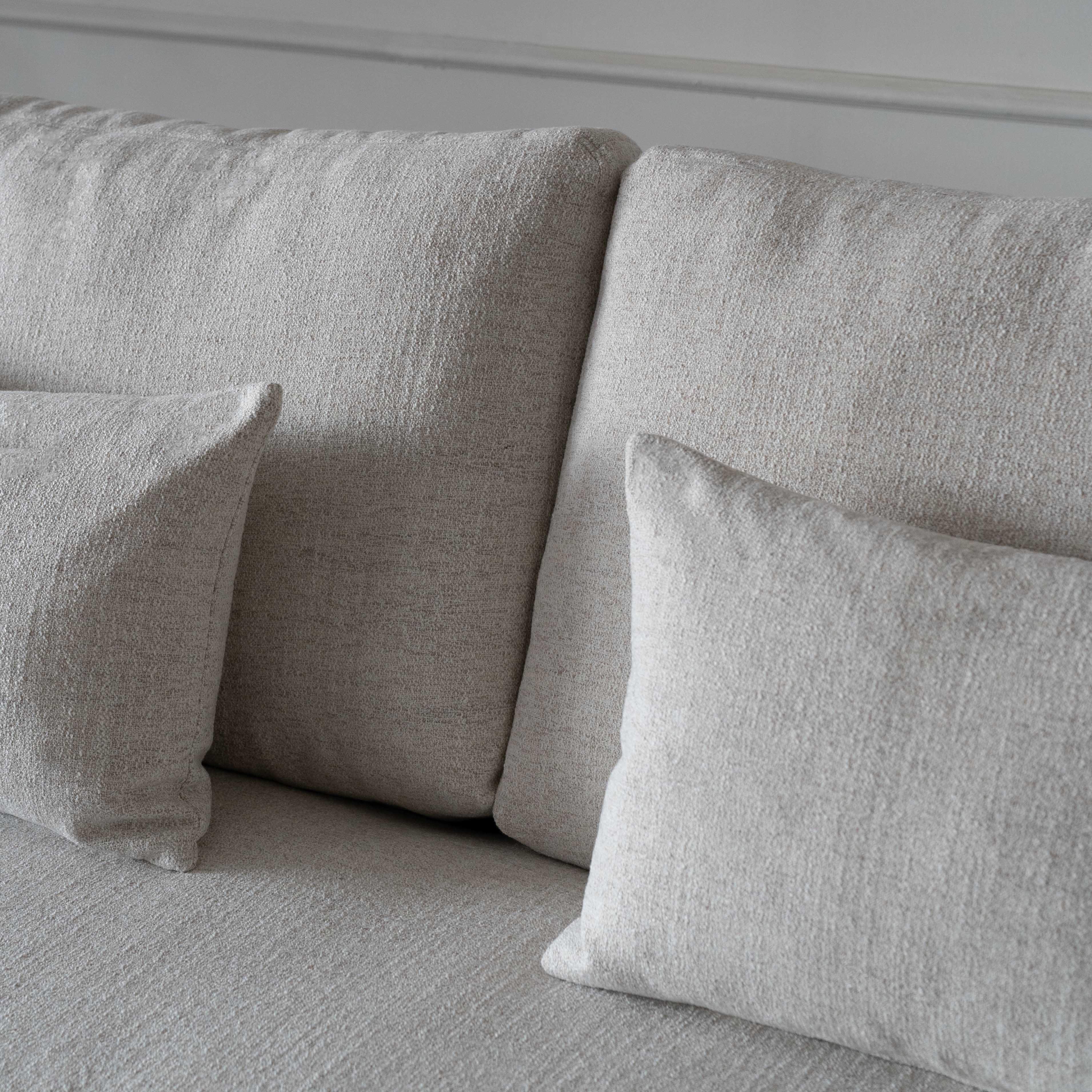 Yorra White Classic Style 3 Seater Sofa