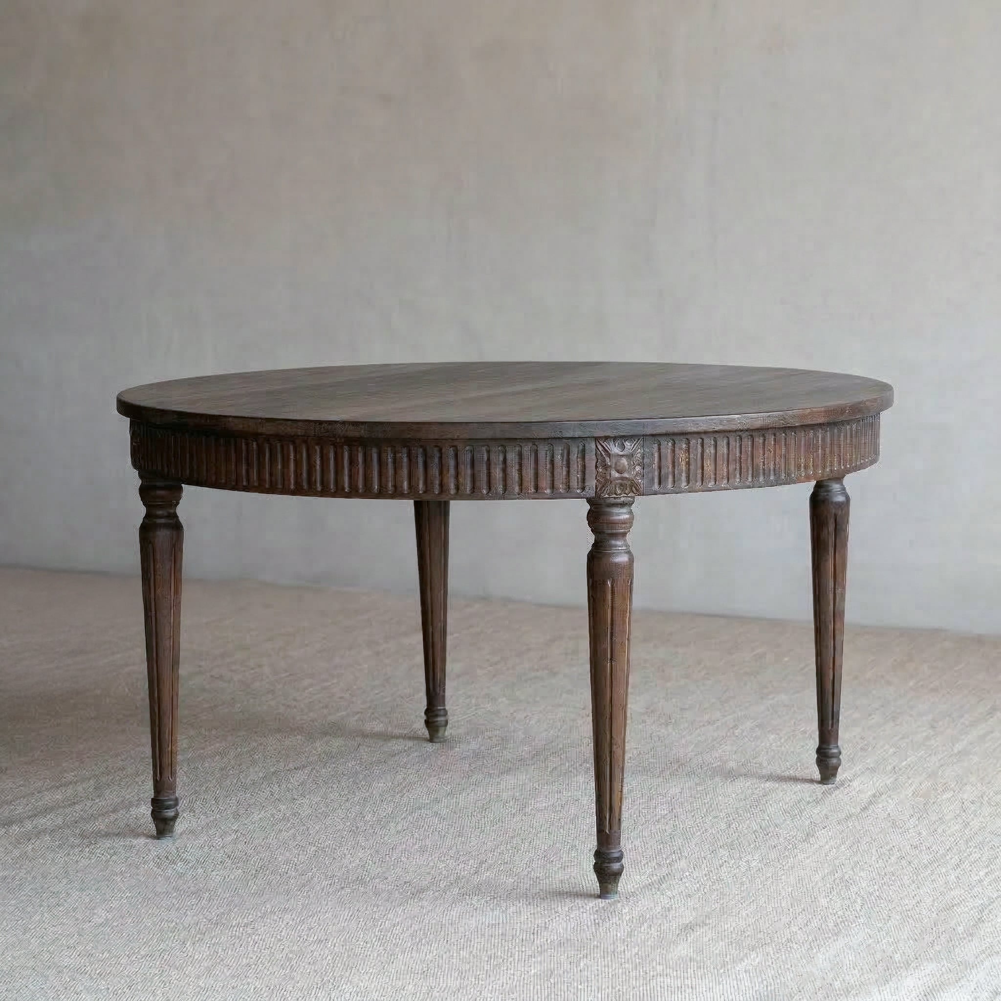 Yuán Real Antique Ancient Style Round Dining Table