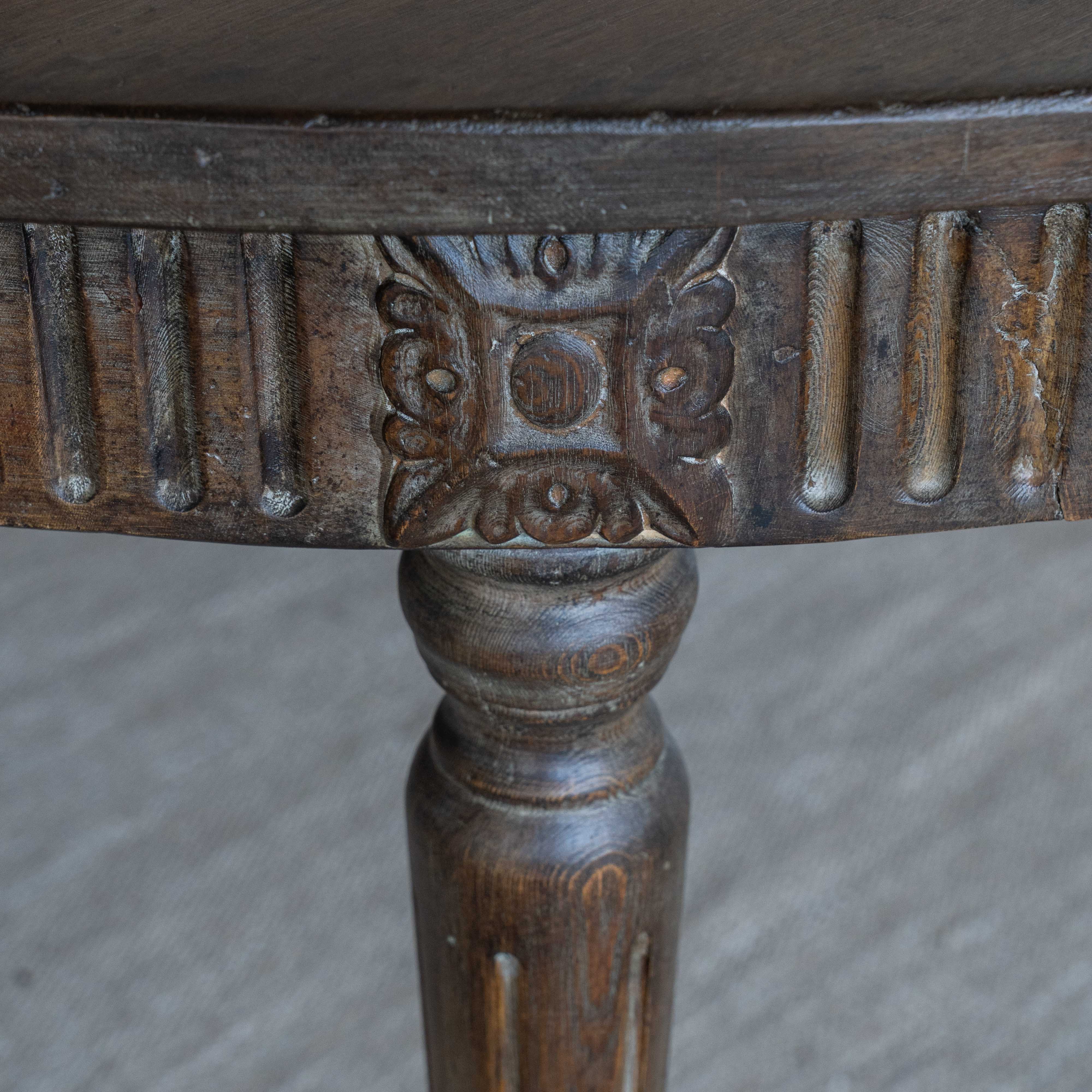 Yuán Real Antique Ancient Style Round Dining Table