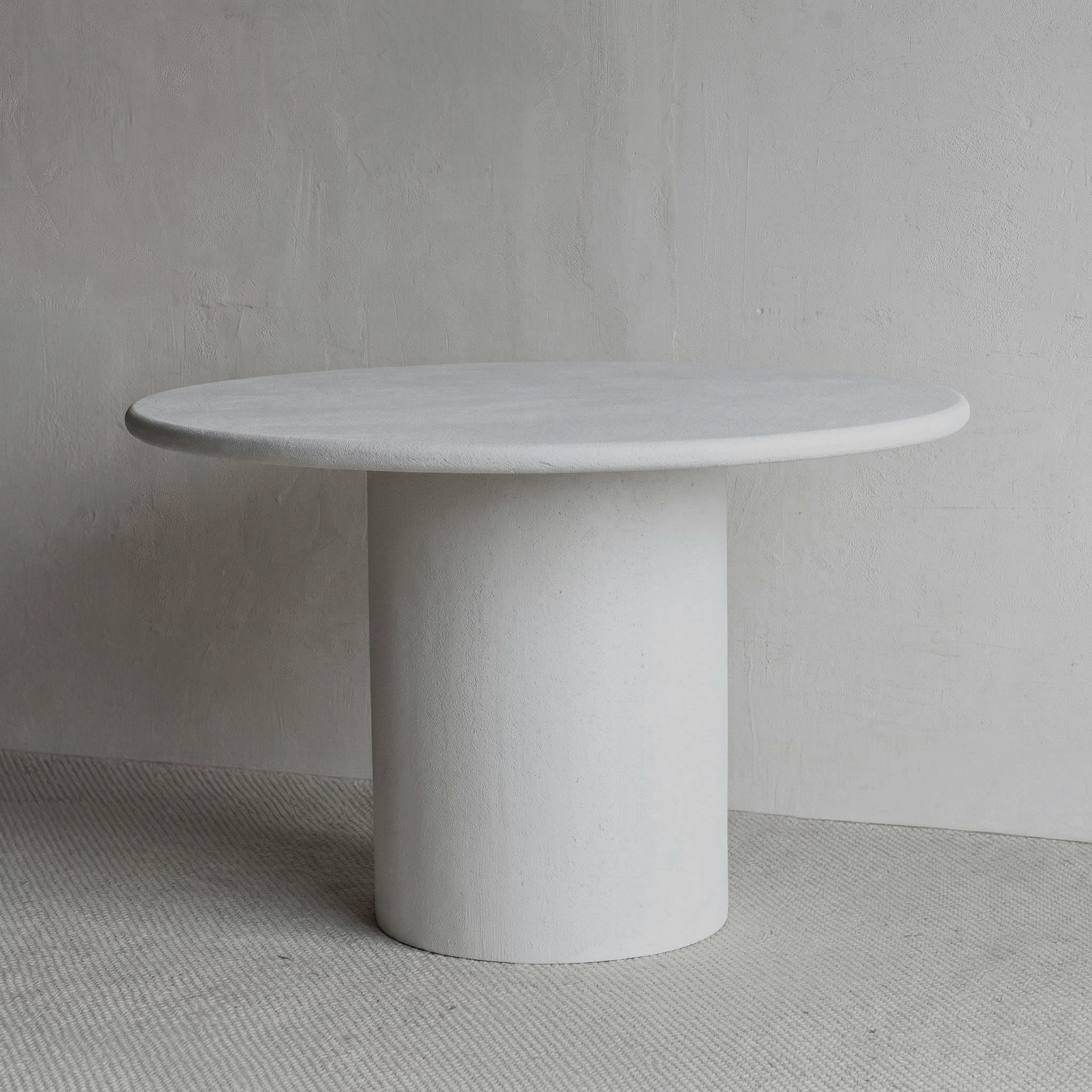 Alaska White Round Dining Table