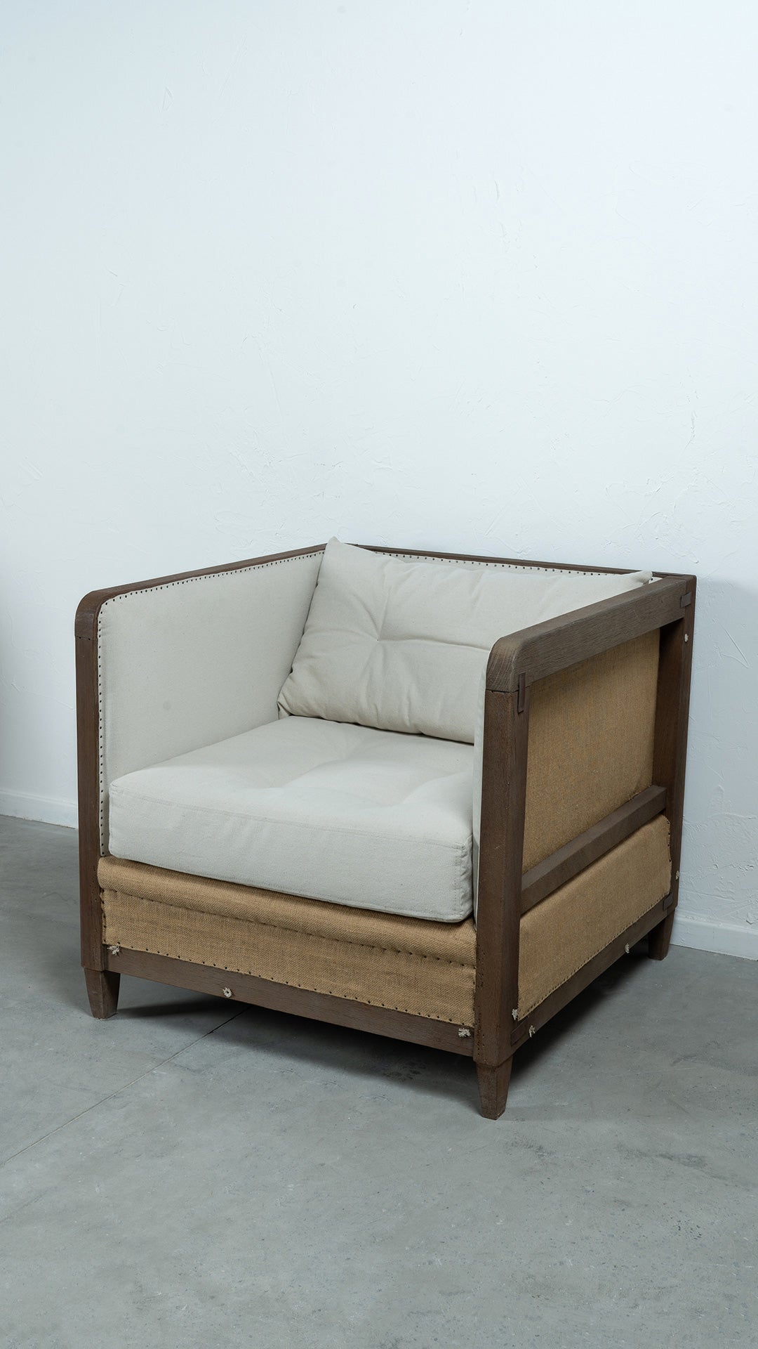 Deconstructed Arm Chair  - WS Living - UAE -  Wood and steel Furnitures - Dubai