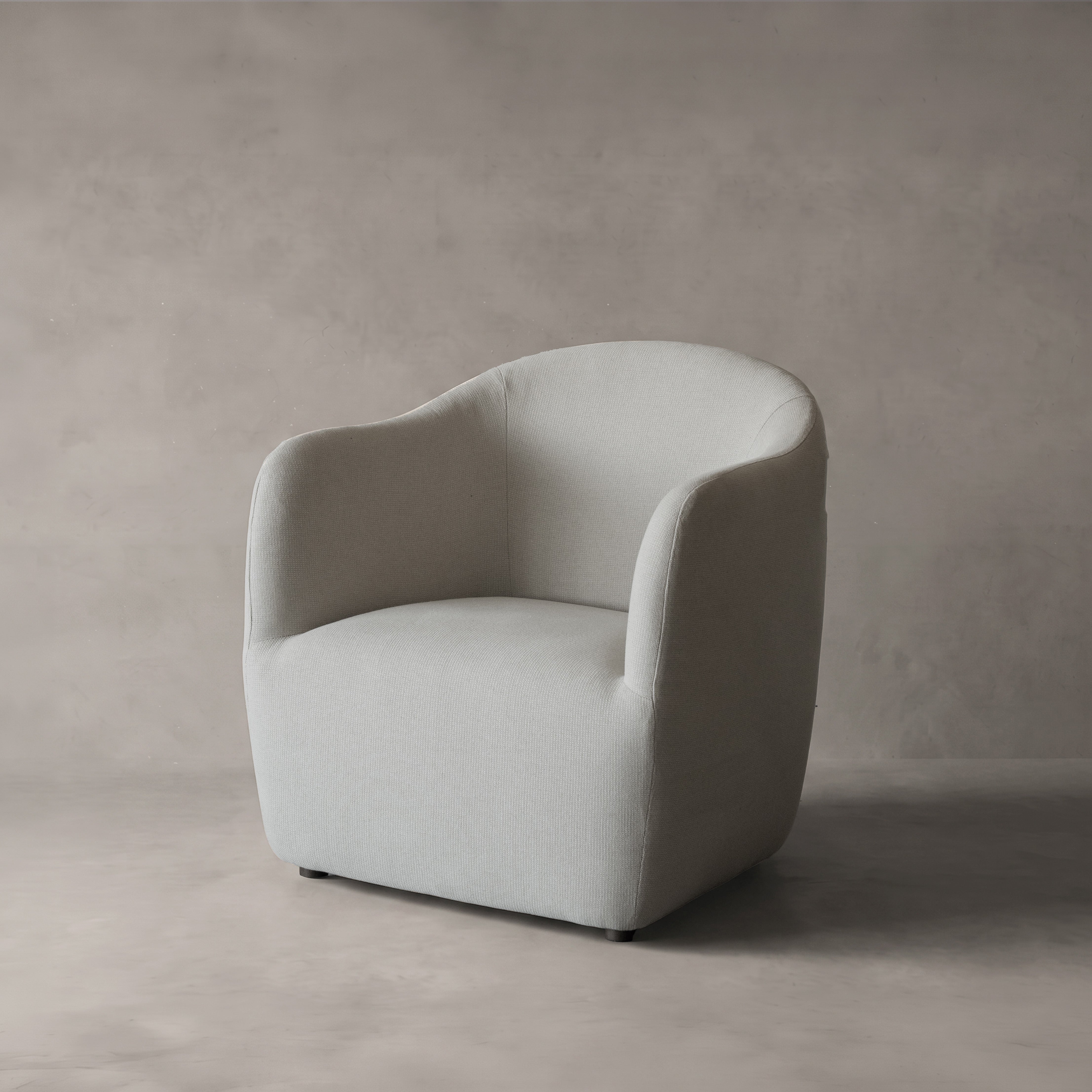 Puro Off-White Upholstered Dining Armchair