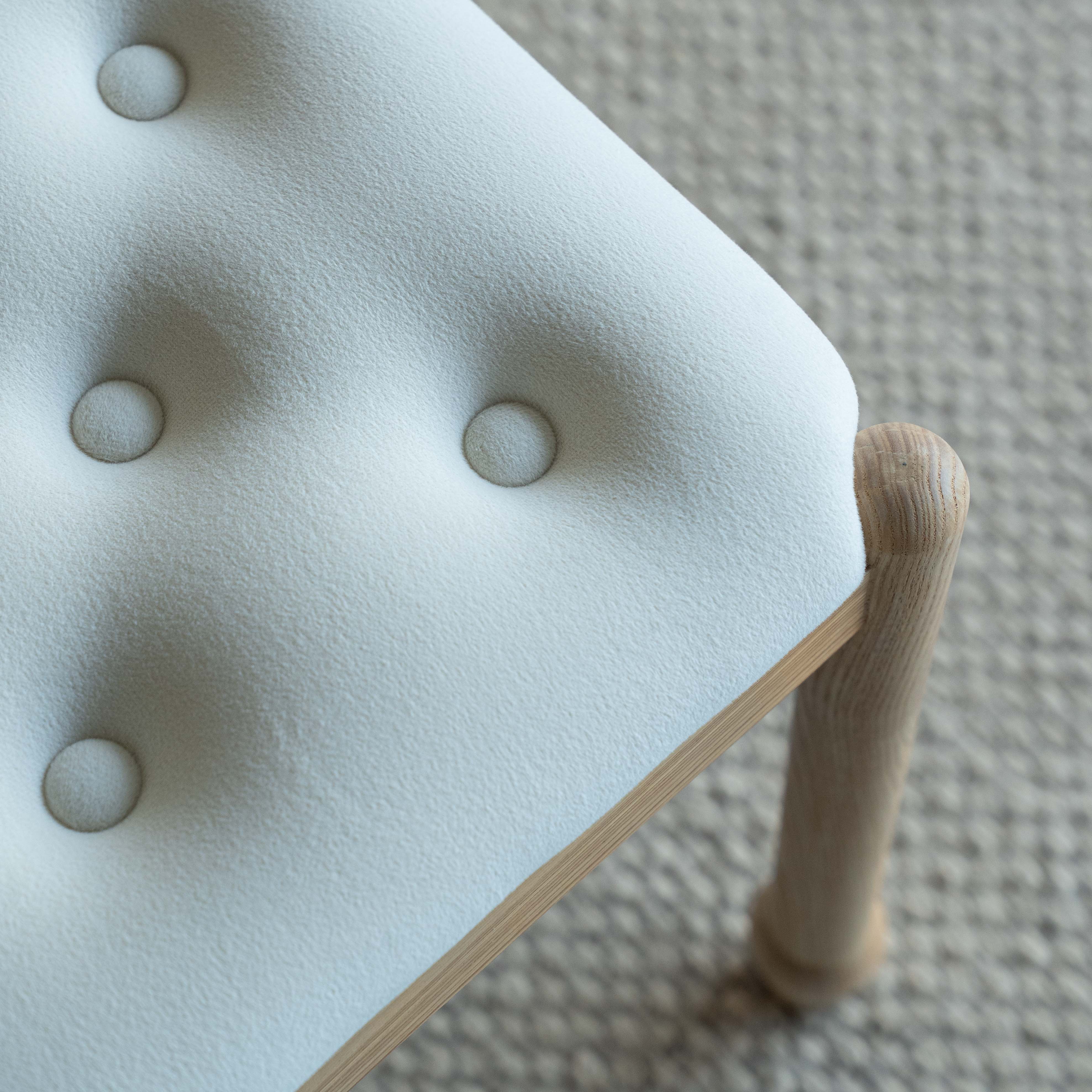 Mavrin Arched Mid Century Dressing Table With Stool - NATURAL - Dressing Table - WS Living Furniture  Furniture Store in Dubai