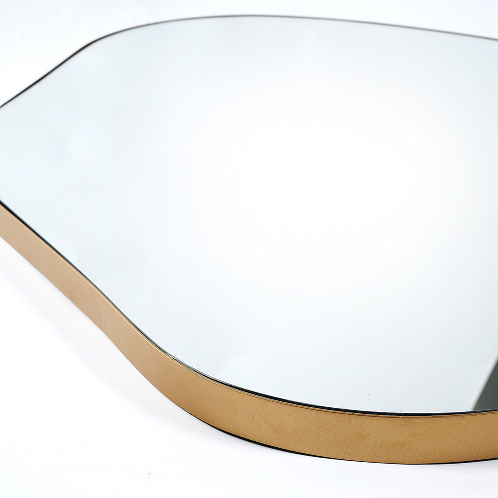 Pebble Mirror - YCEV21102  - WS Living - UAE -  Wood and steel Furnitures - Dubai