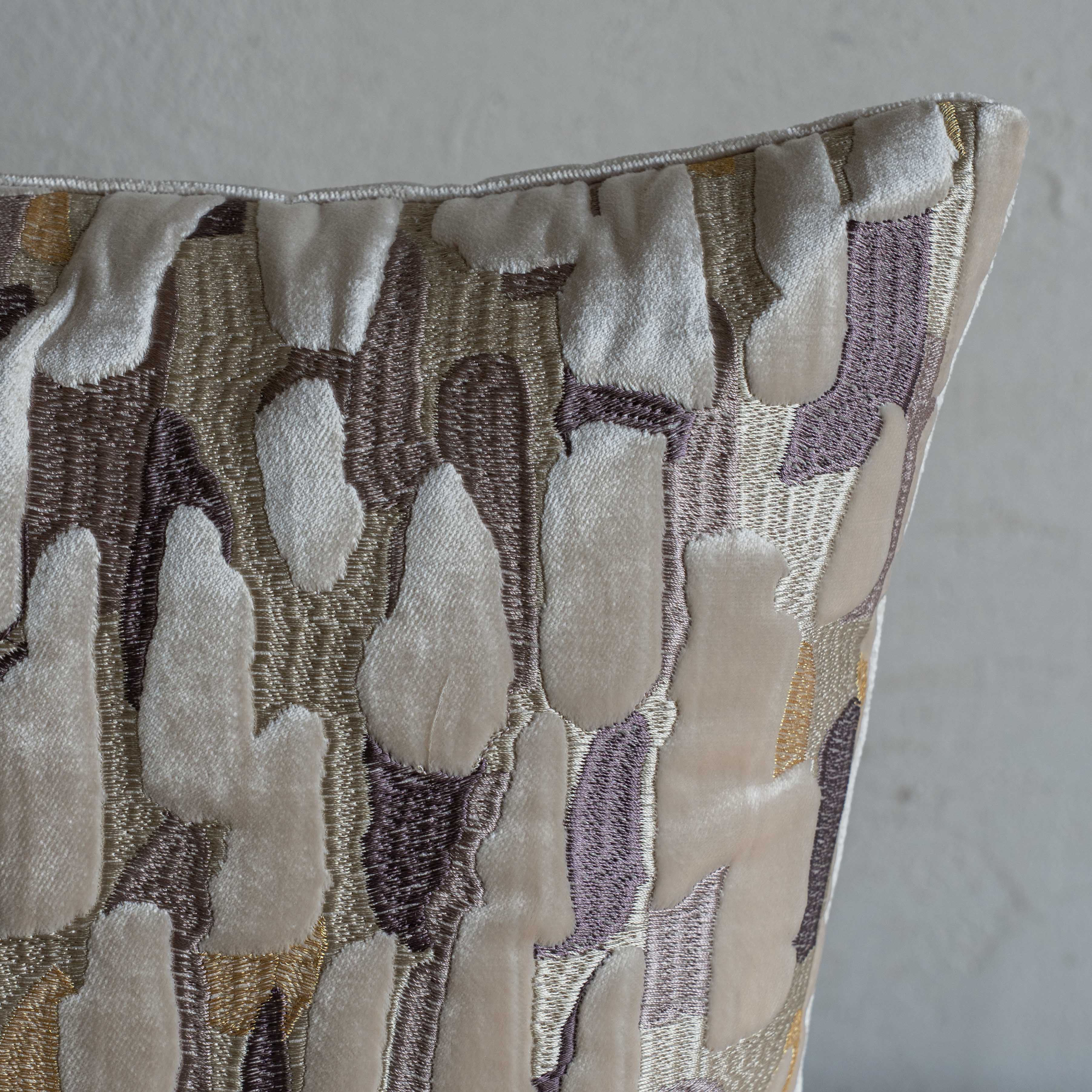 Mosaic Drift Cushion Cover - Light Beige