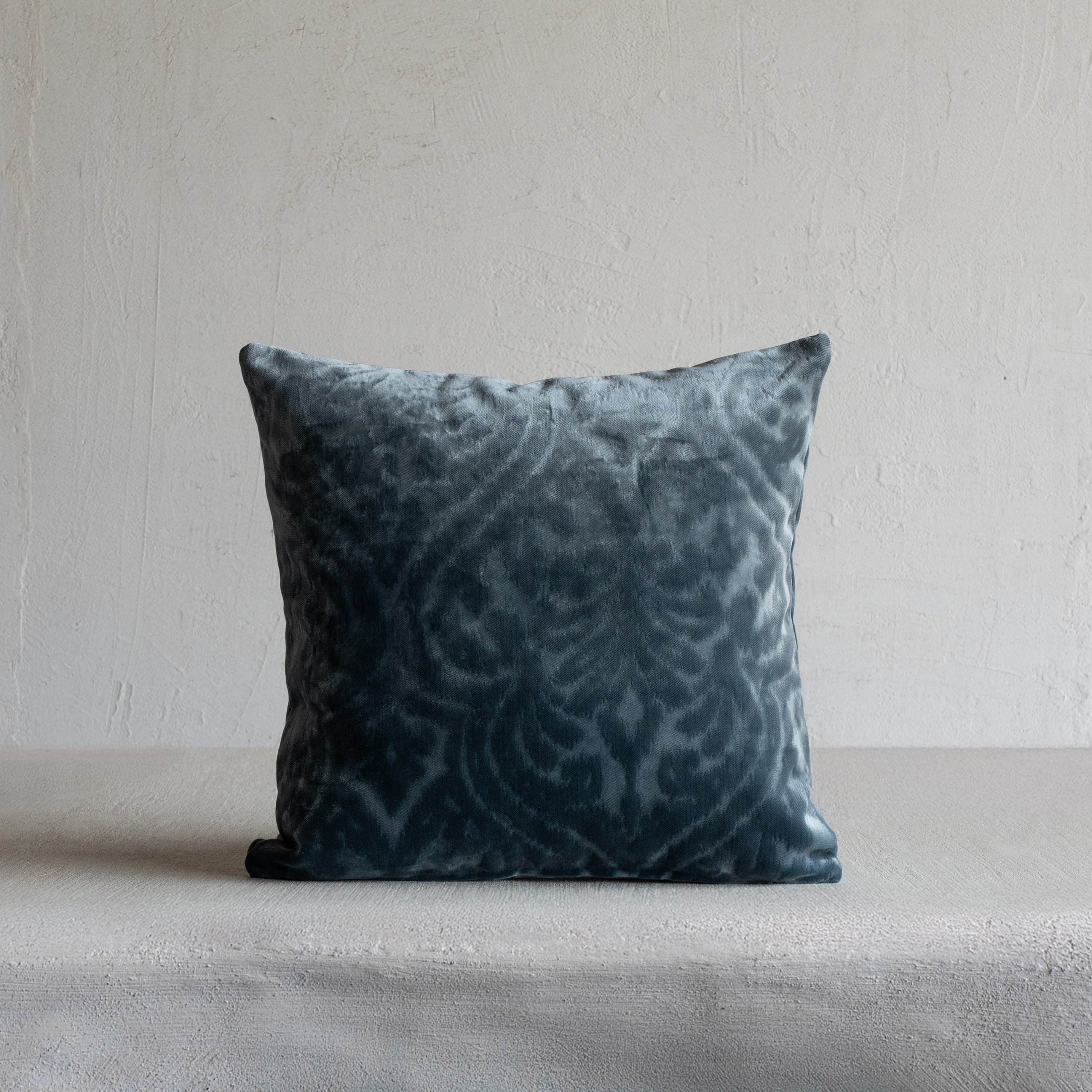 Nerai Velvet Cushion Cover - BLUE