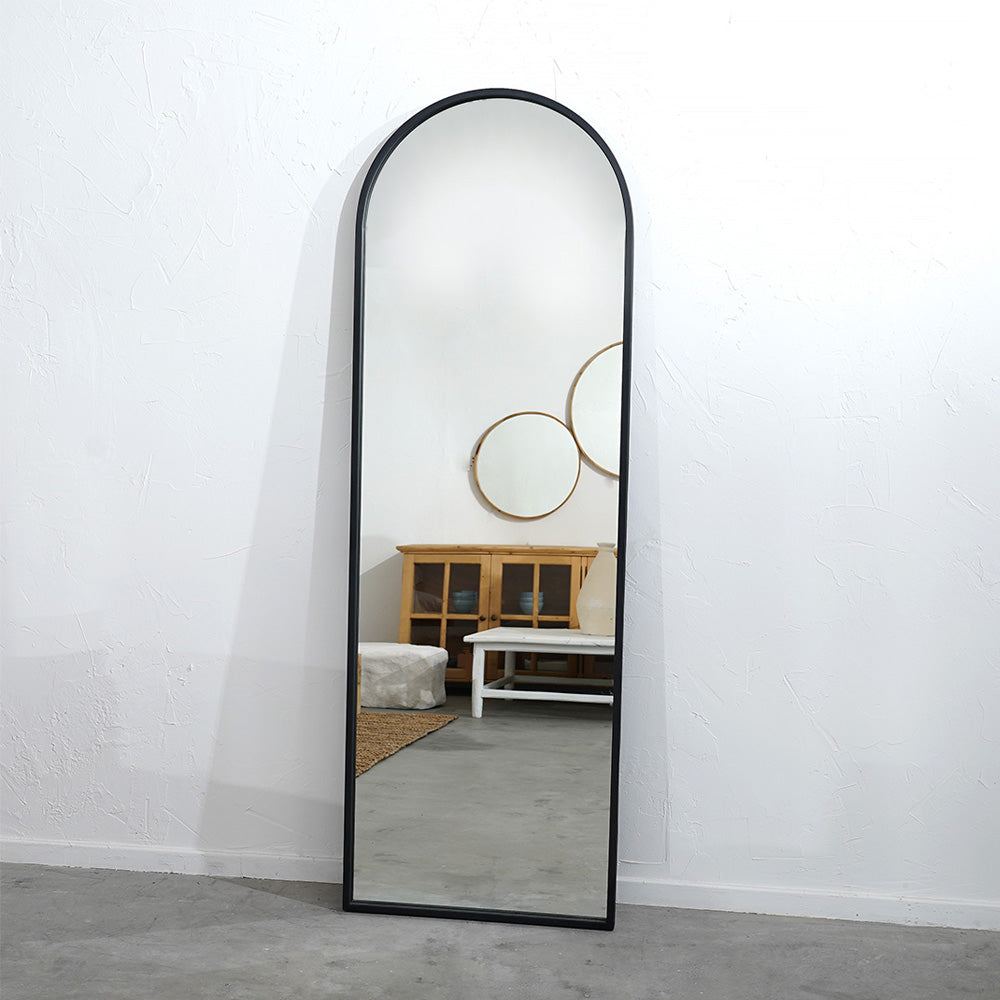 Nero  Arc mirror  - WS Living - UAE -  Wood and steel Furnitures - Dubai