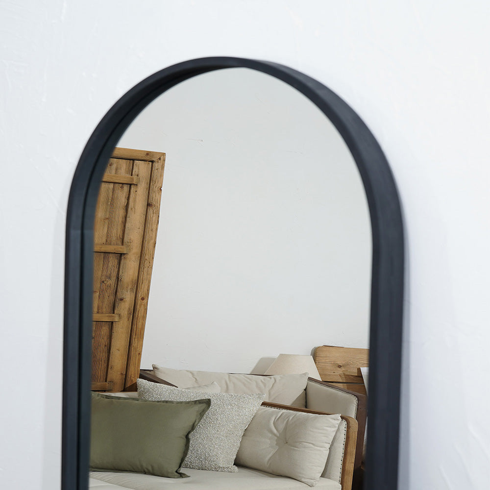 Nero  Arc mirror  - WS Living - UAE -  Wood and steel Furnitures - Dubai