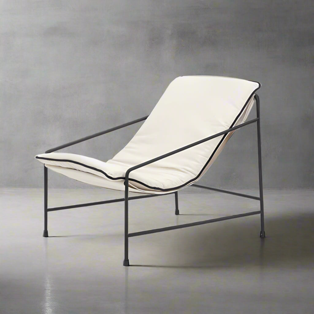 Novato Sun White Lounge Chair -  - WS Living Furniture  Furniture Store in Dubai